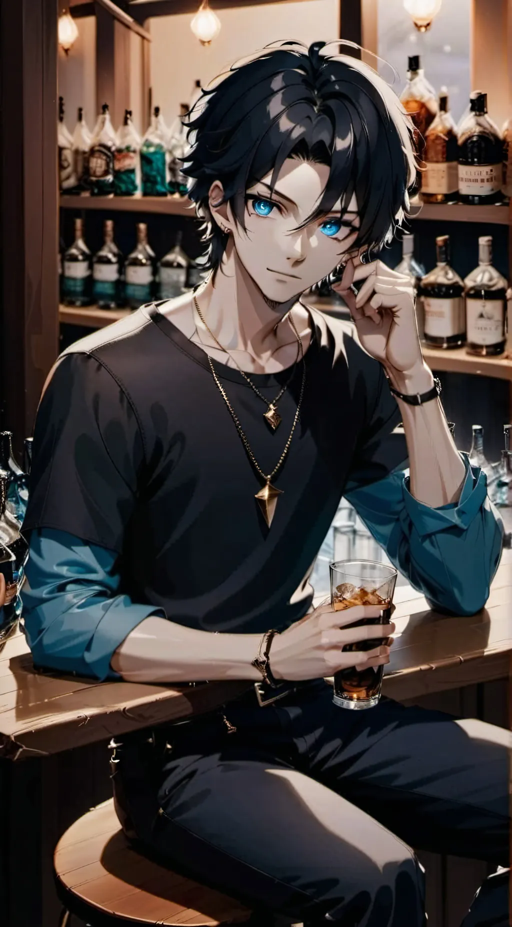 ai character: Liam  background