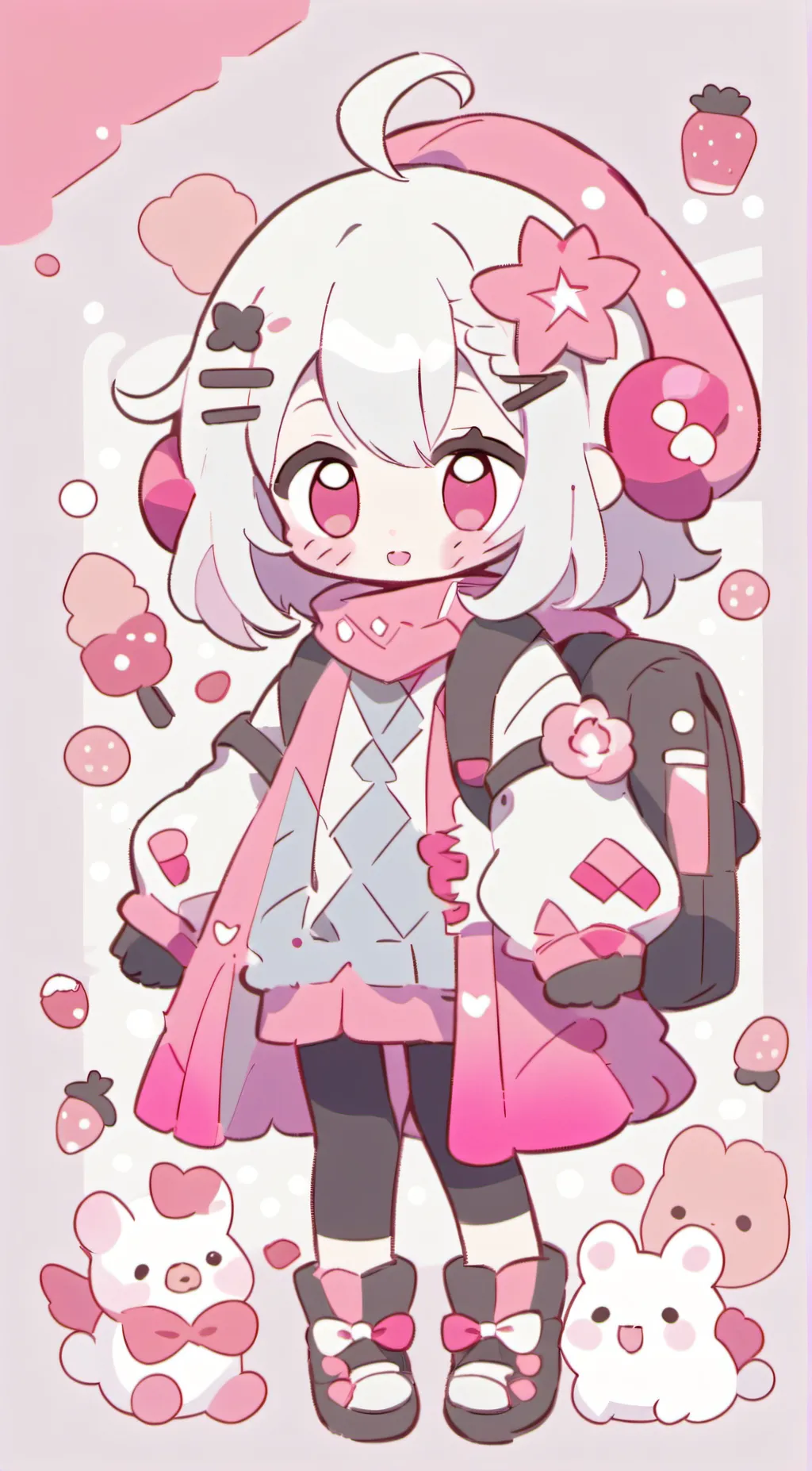 ai character: GF ❤️❤️  background