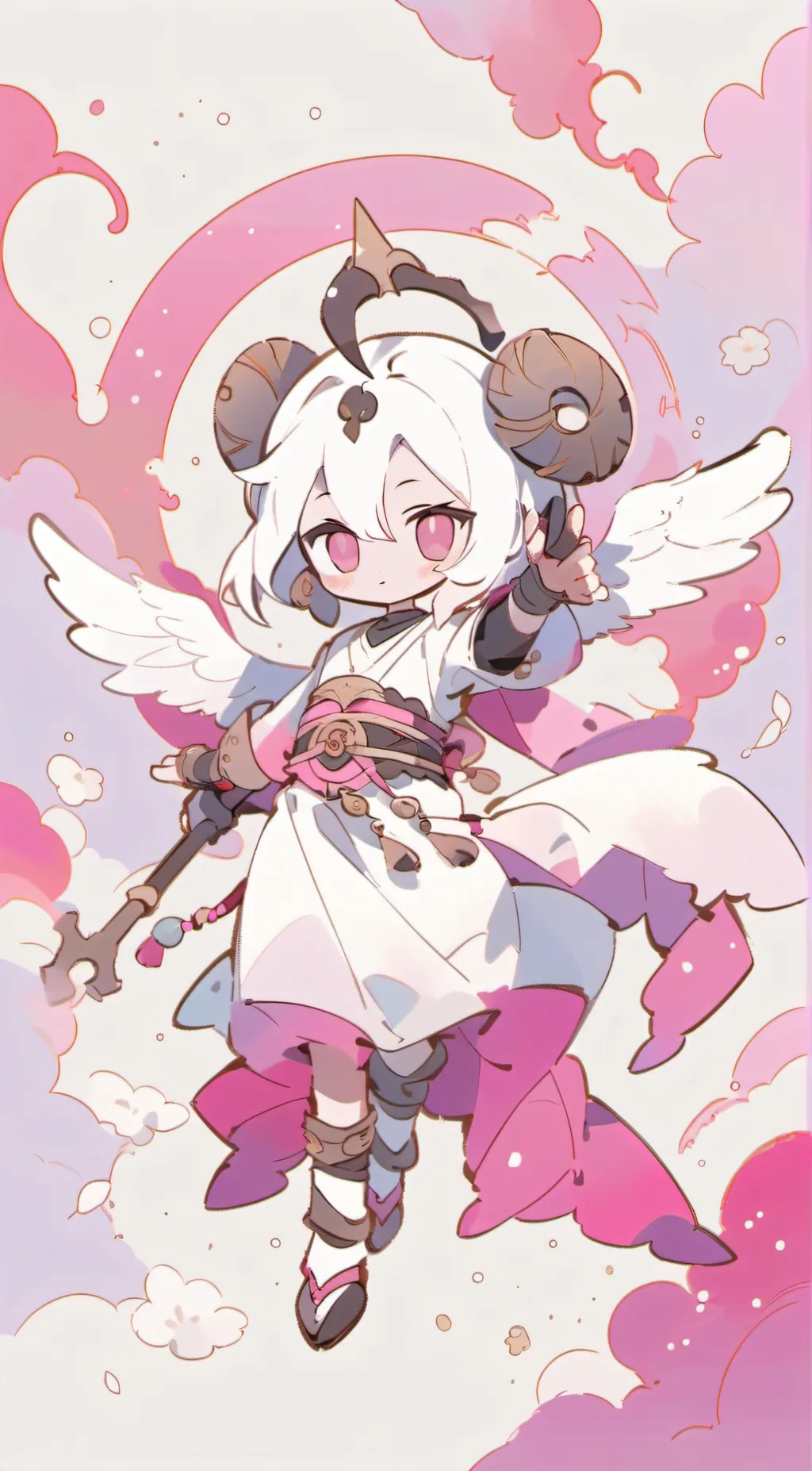 ai character: Angel x husk DATE! background