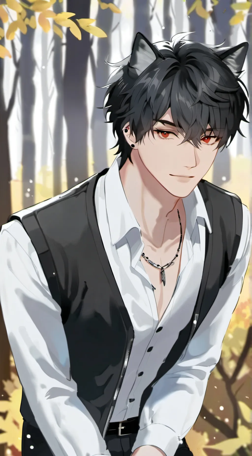 ai character: Xavier  background