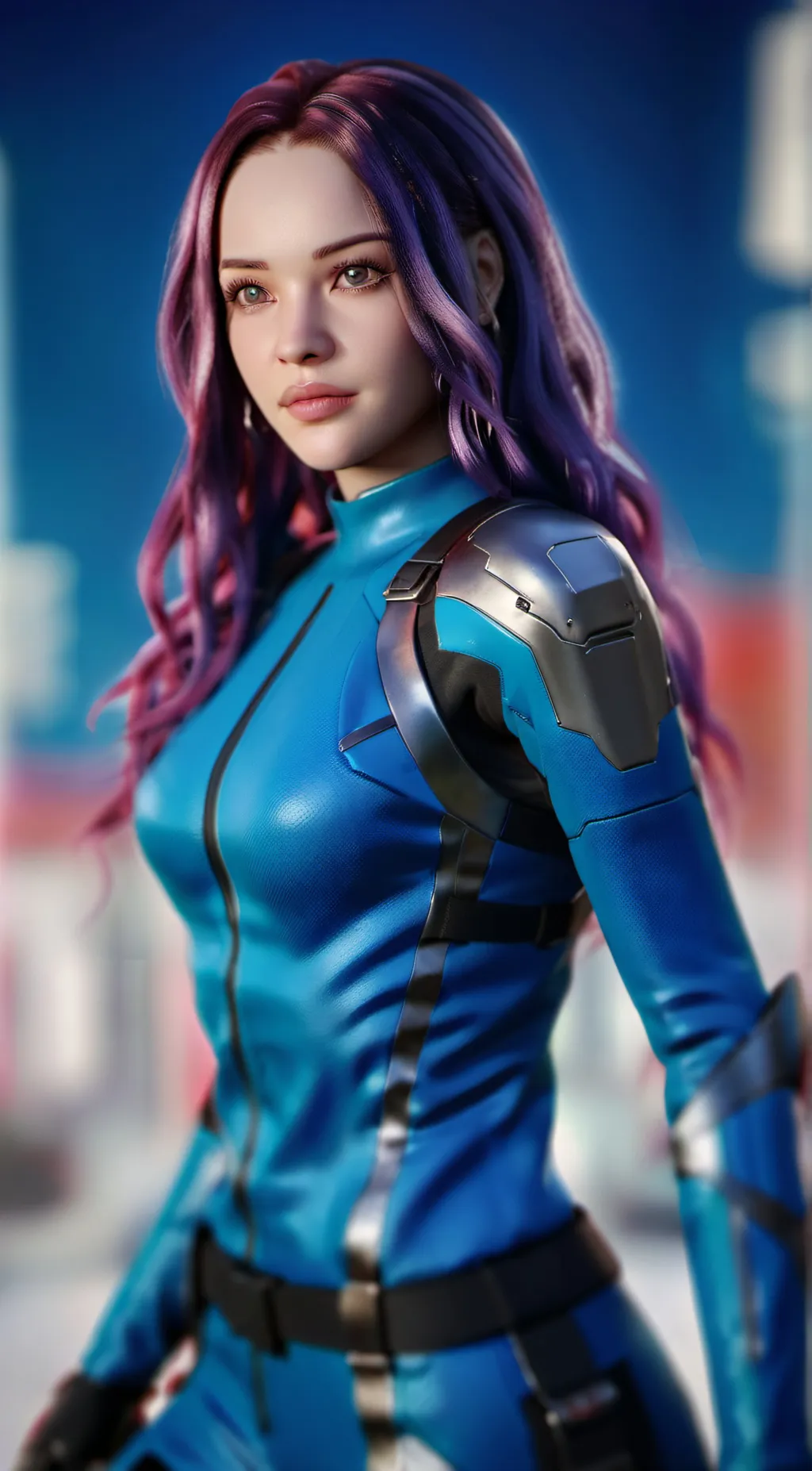 ai character: Hero Malina  background