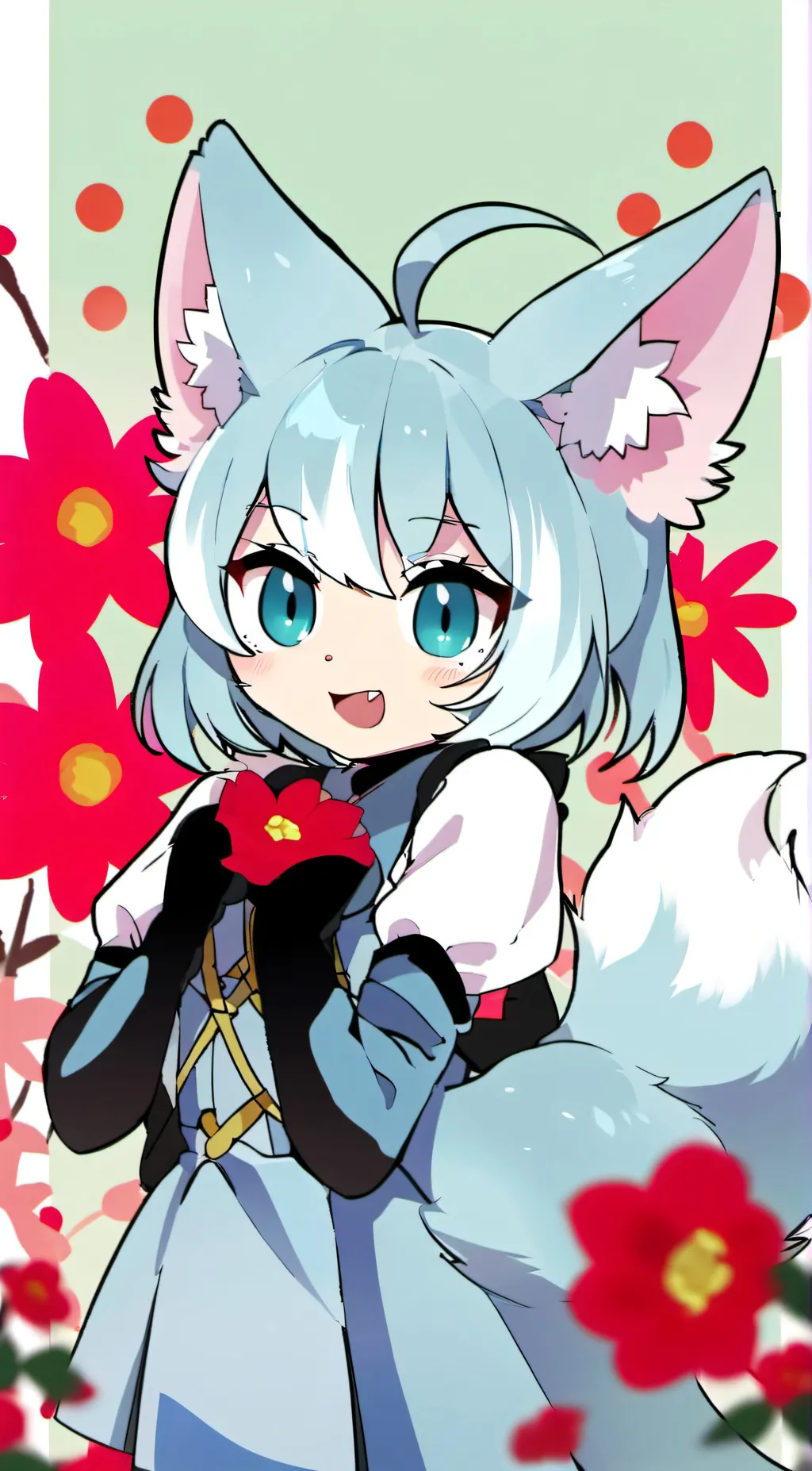 ai character:  slushy background