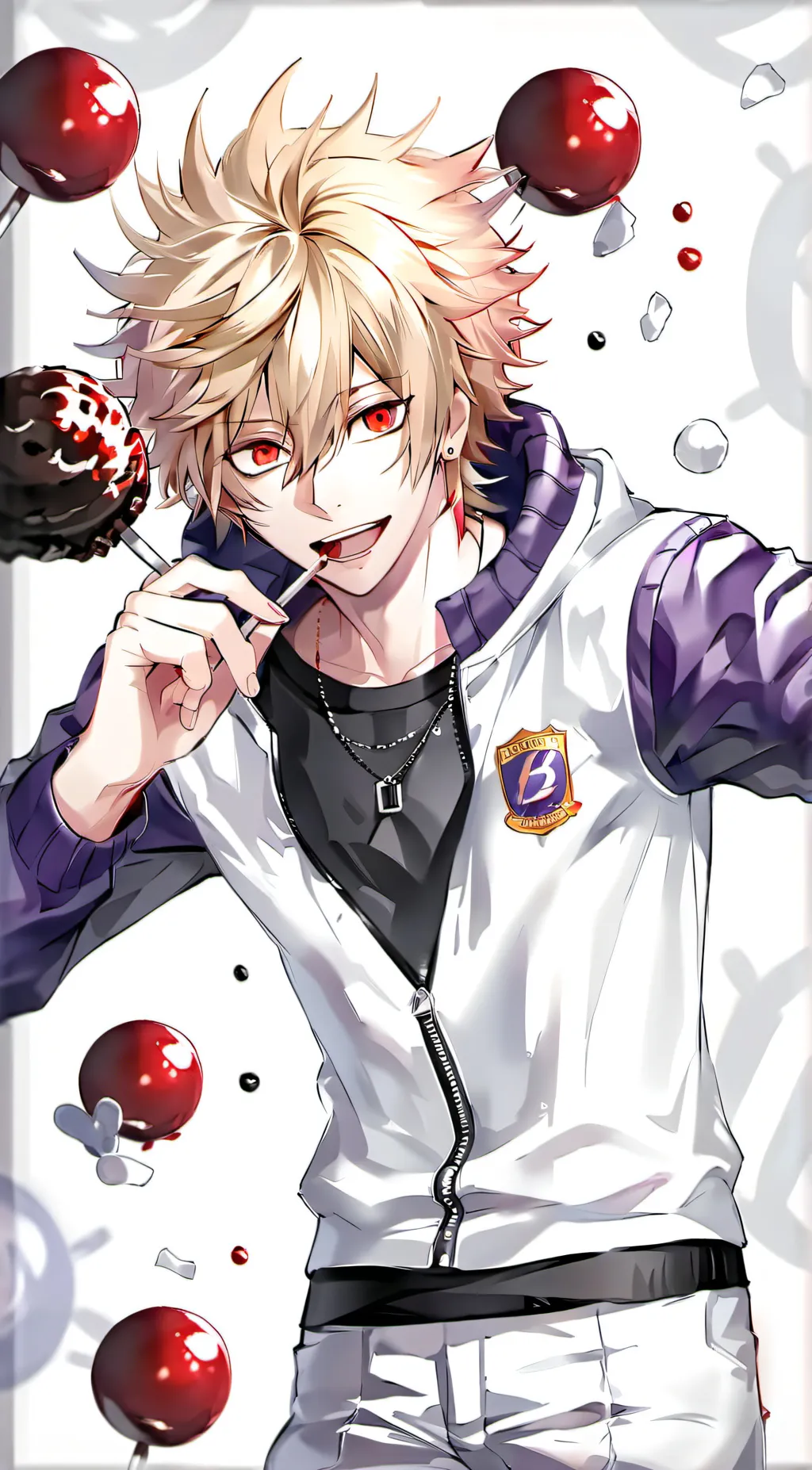 ai character: bakugo/ kanchan background