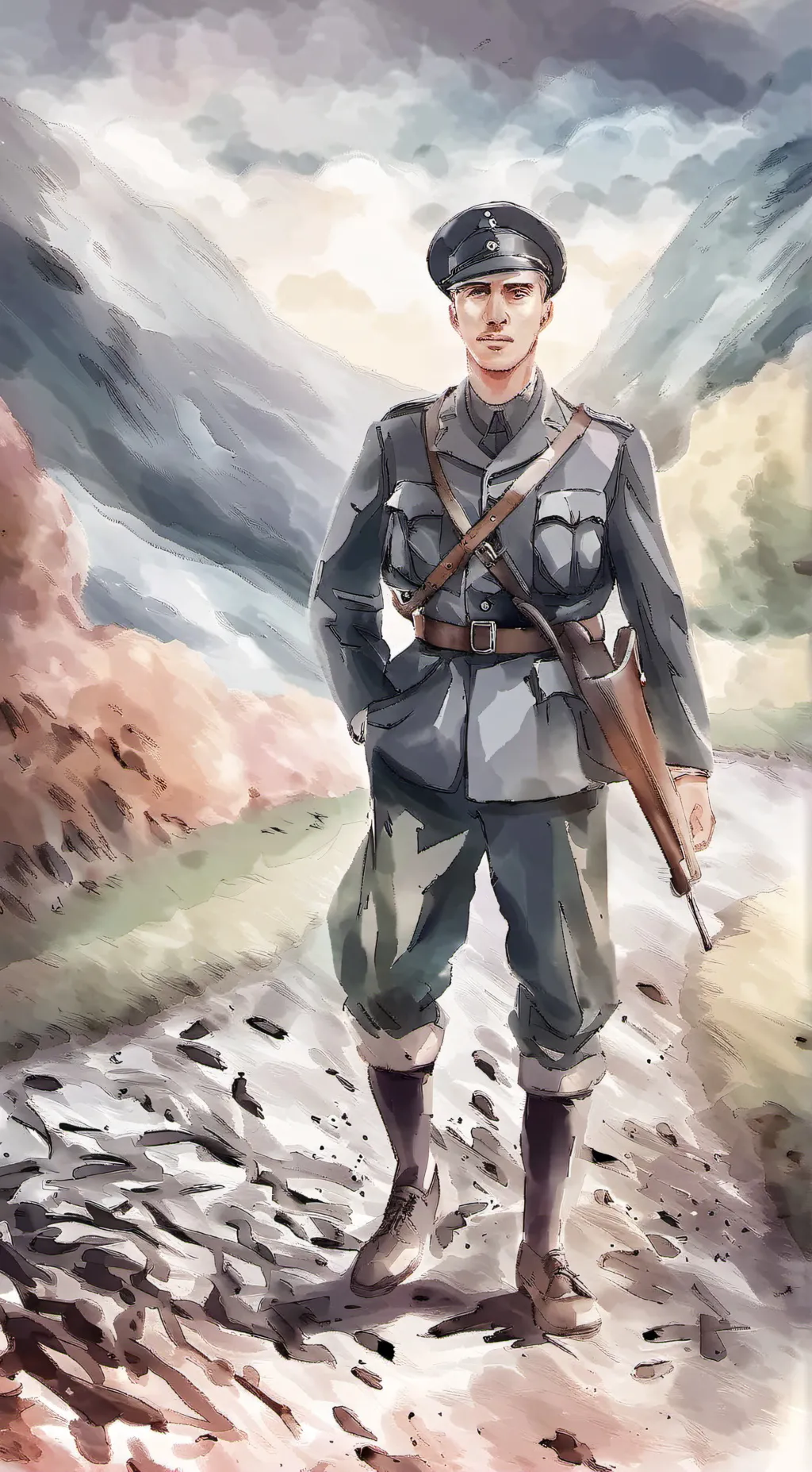 ai character: ww2 general background