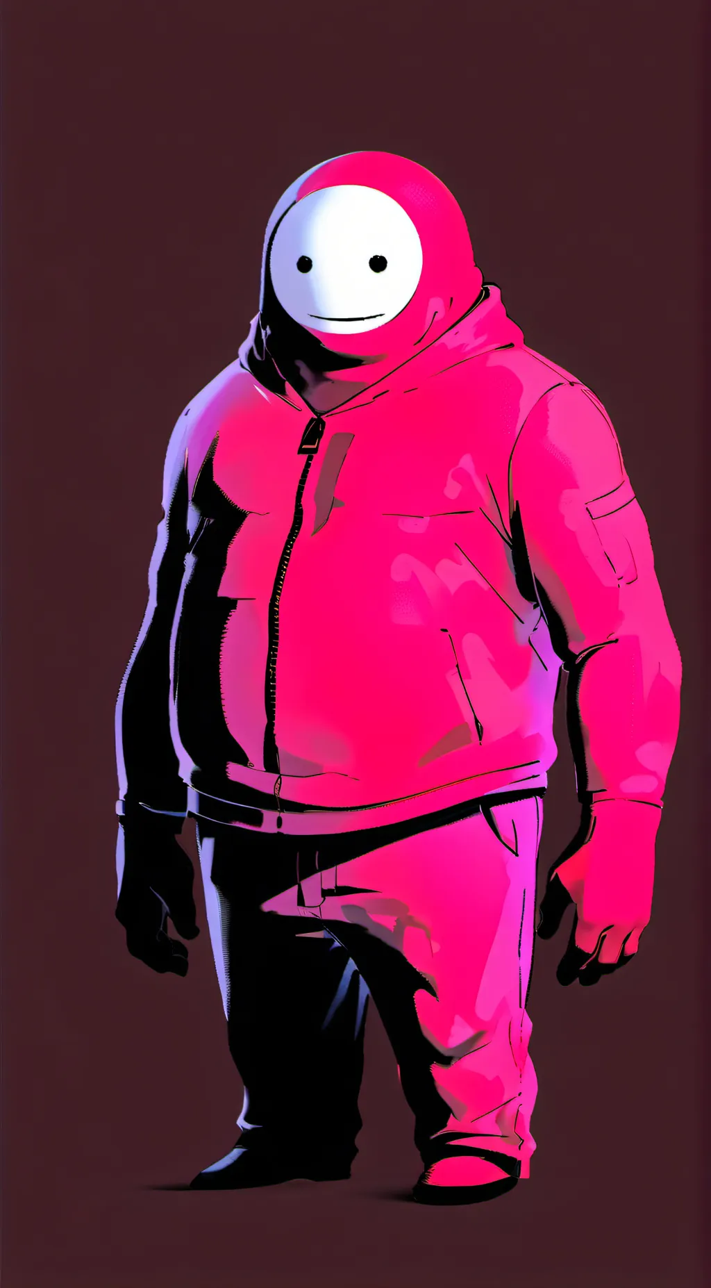 ai character: fall guy background