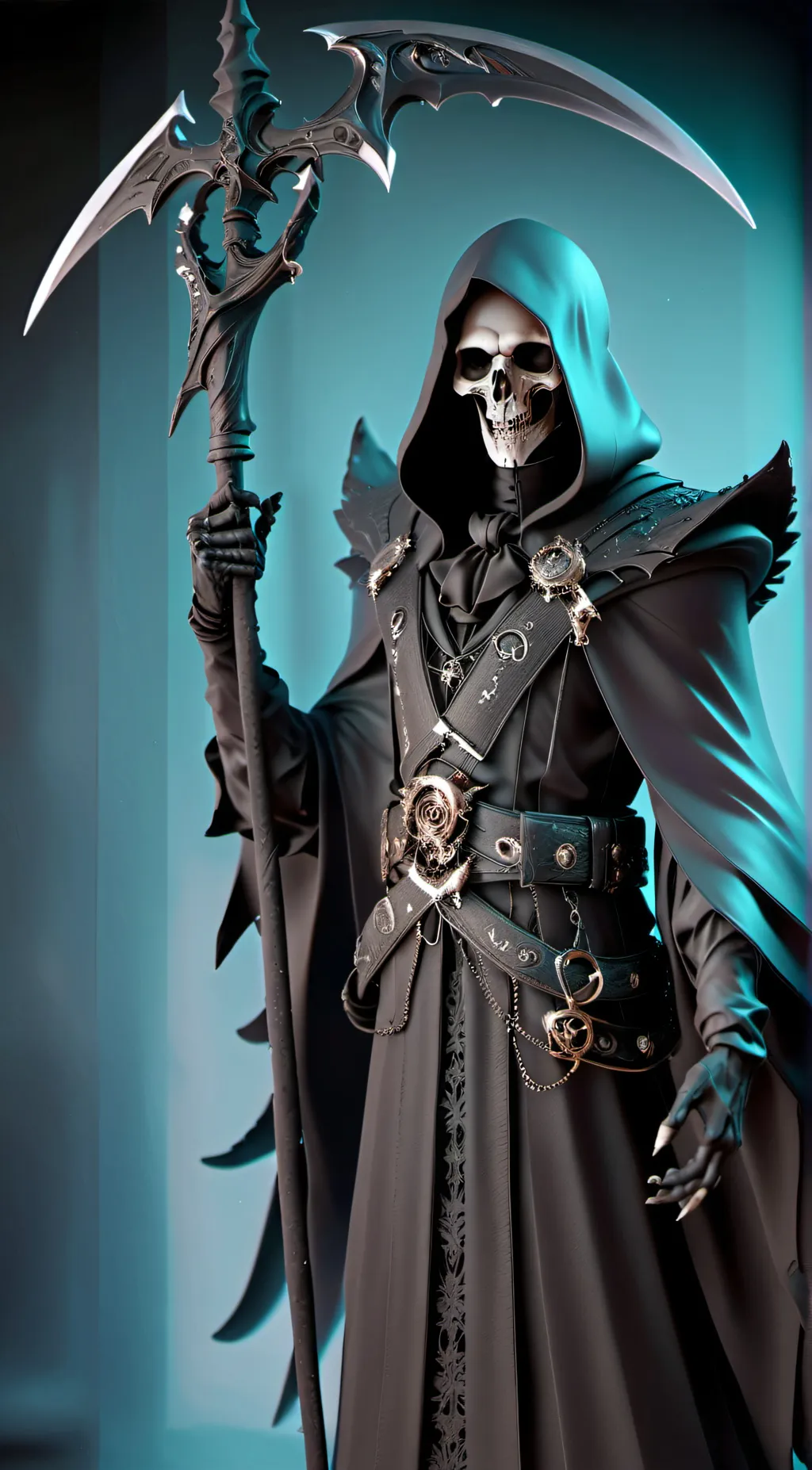 ai character: grim Reaper background