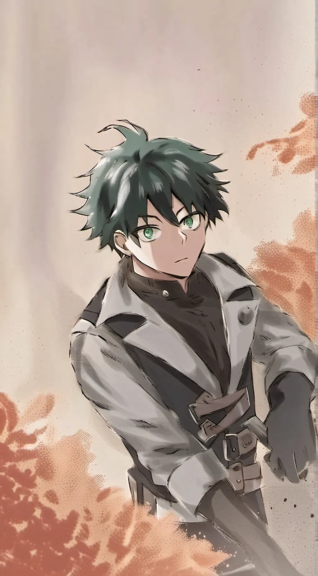 ai character: Izuku Midorya background