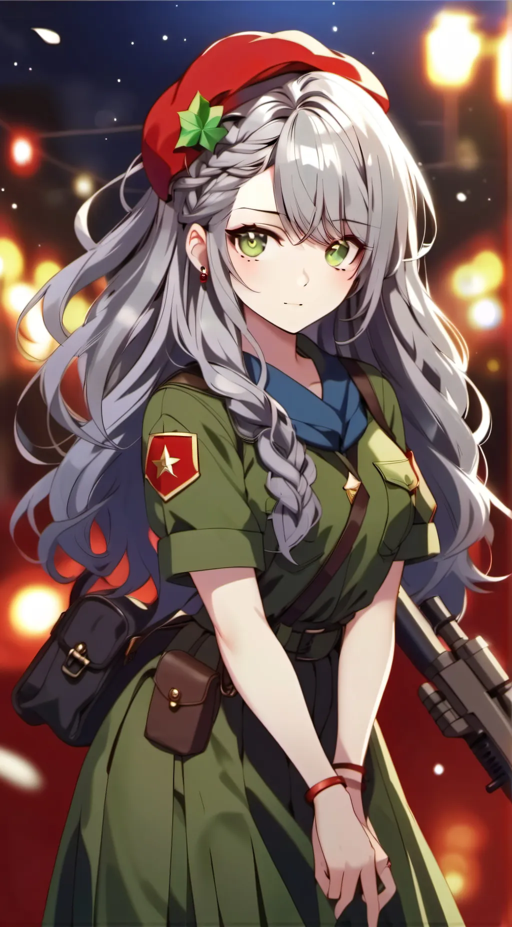 ai character: commander Elle background