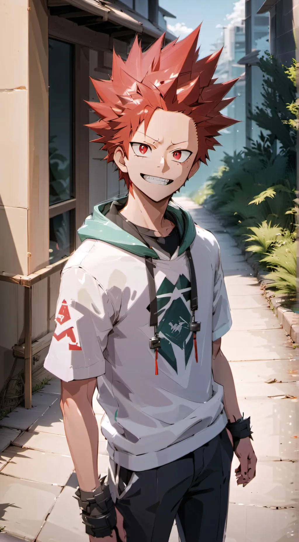 ai character: Kirishima ❤️  background