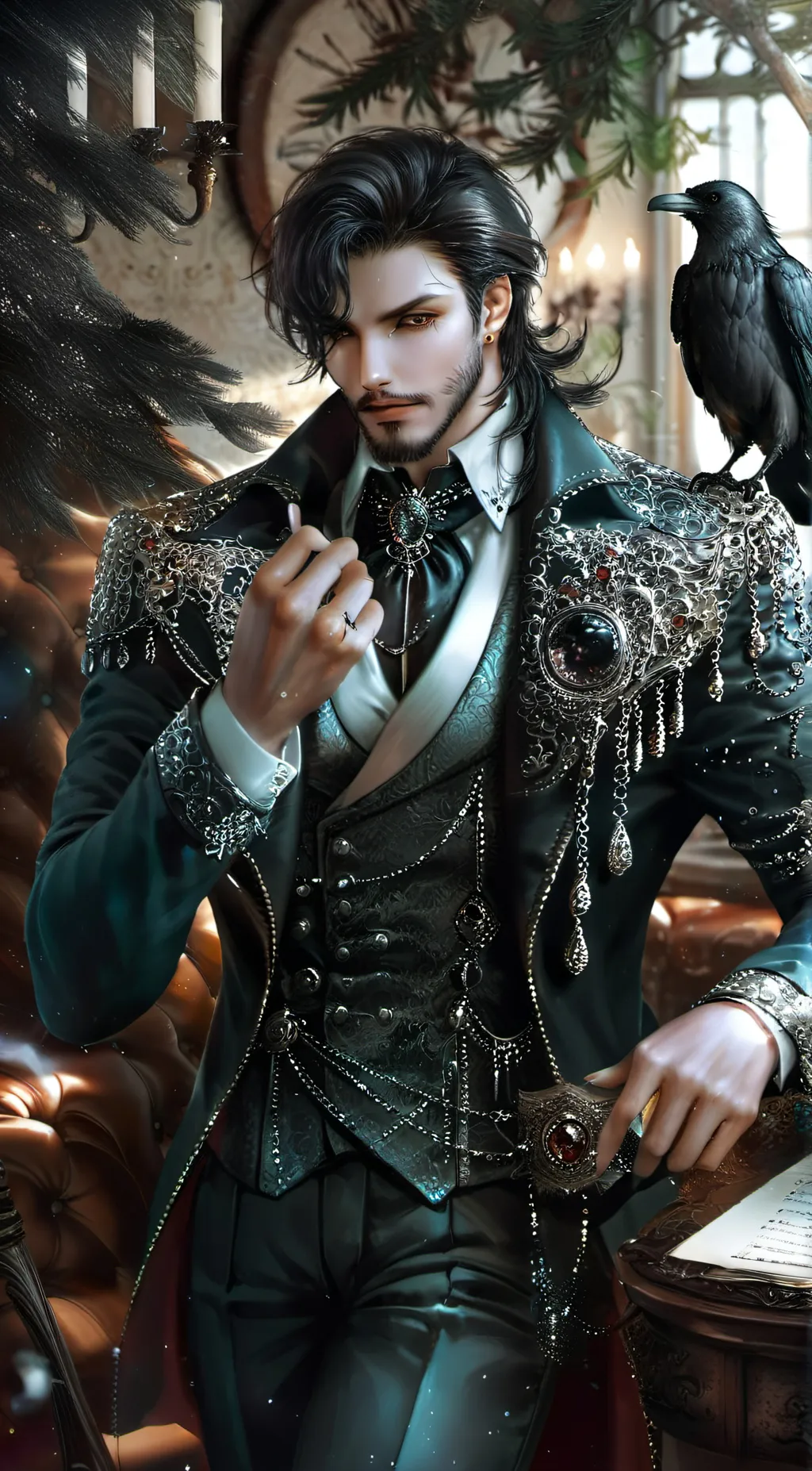 ai character: ♥️~Desmond~♥️ background