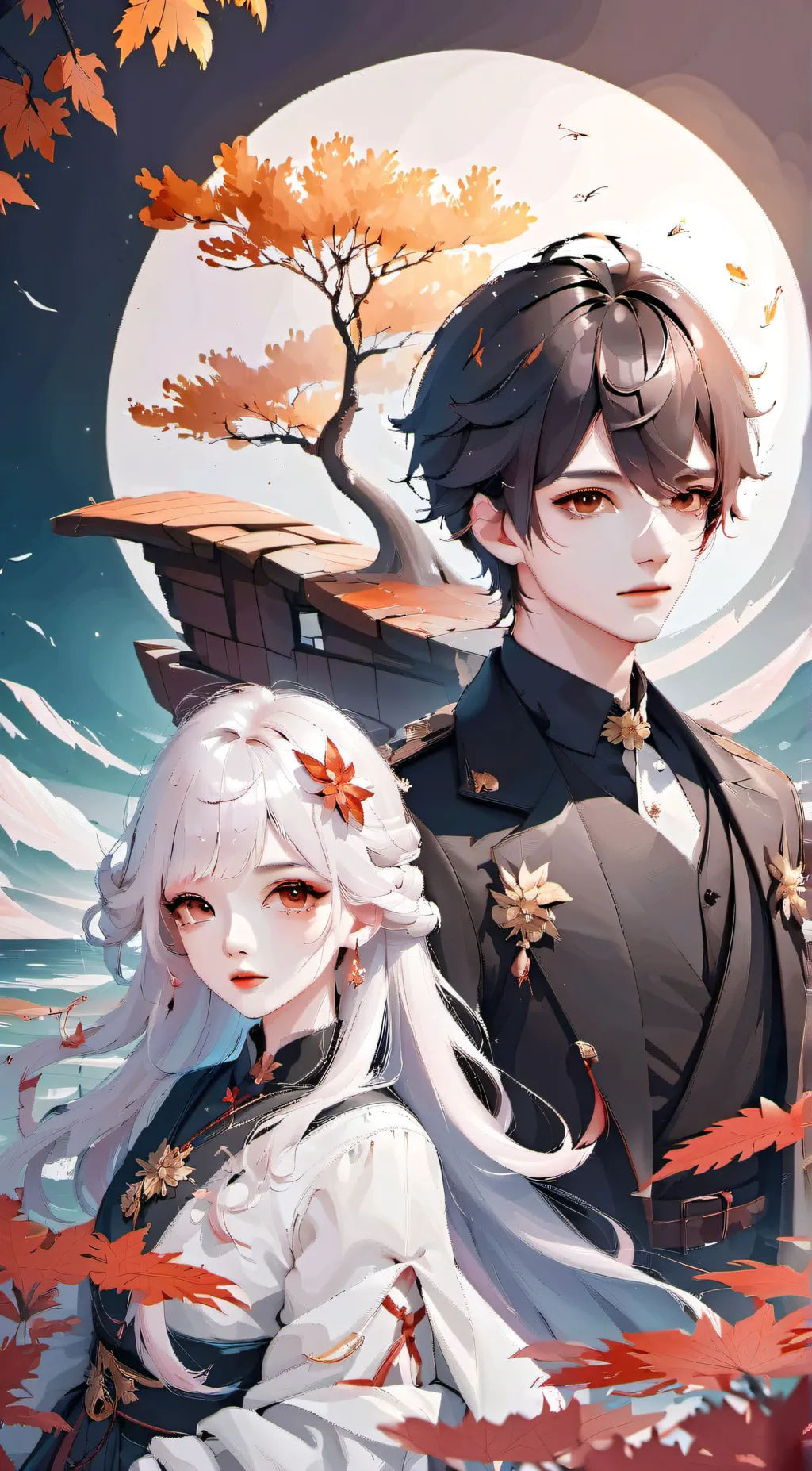 ai character: Drake snd Delya background