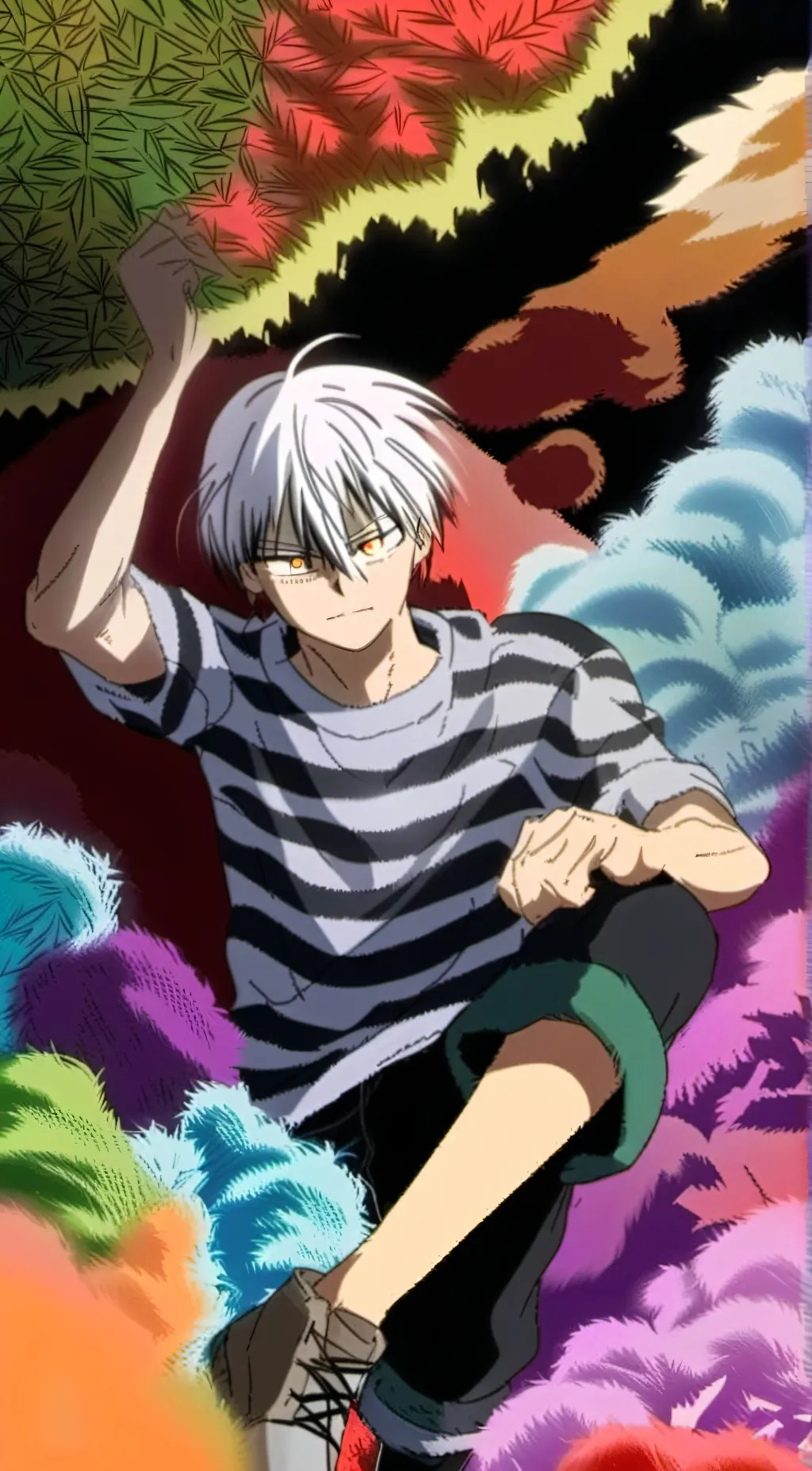 ai character: Todoroki  background
