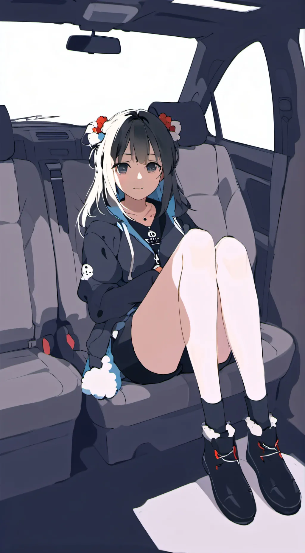 ai character: winter background