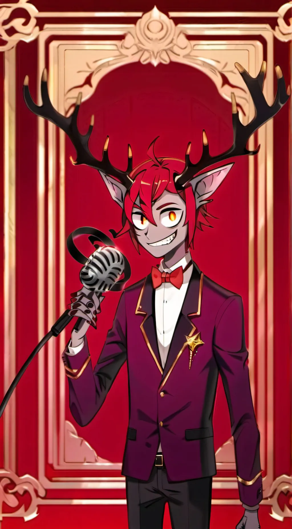 ai character: Alastor X you background