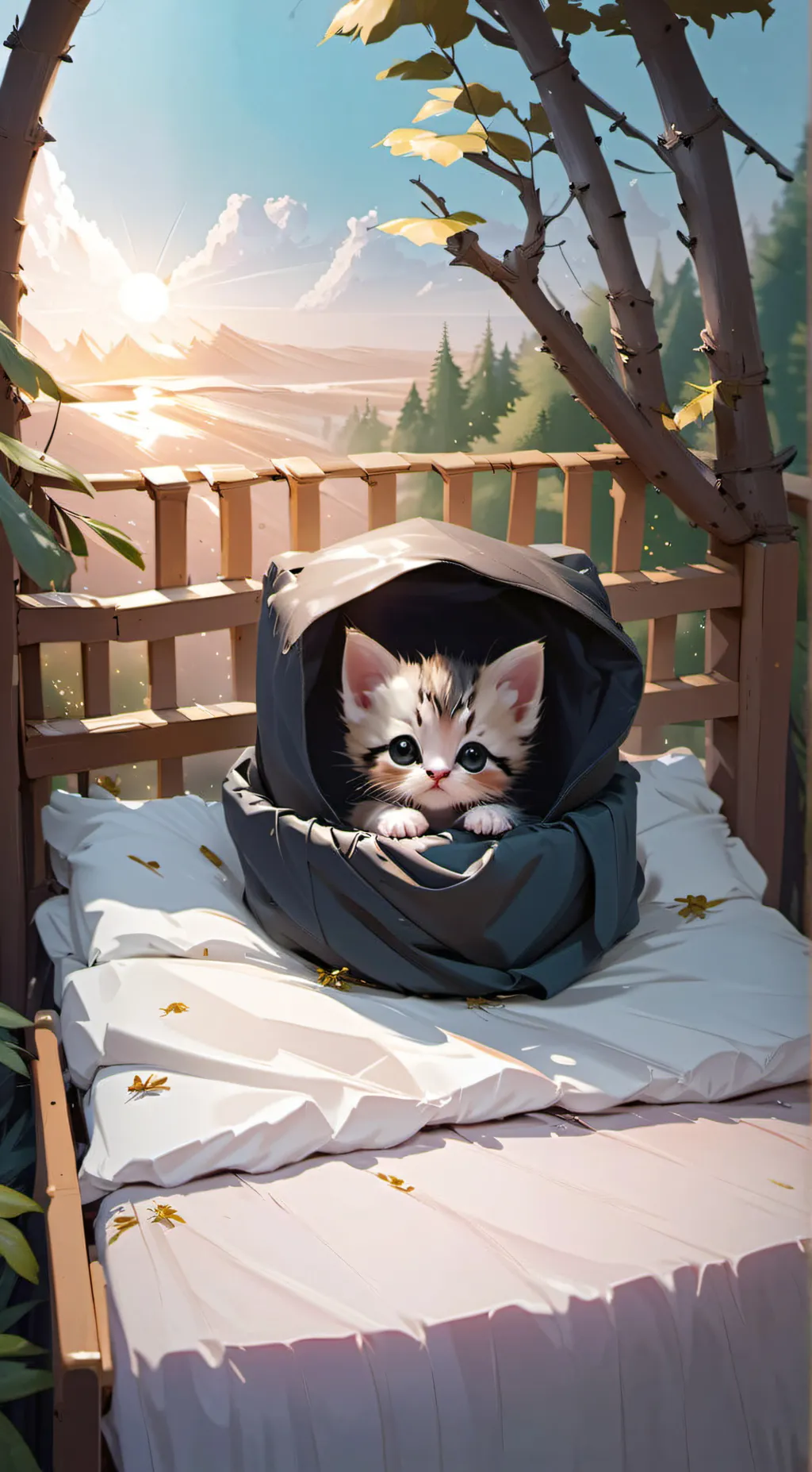 ai character: poor kitten background