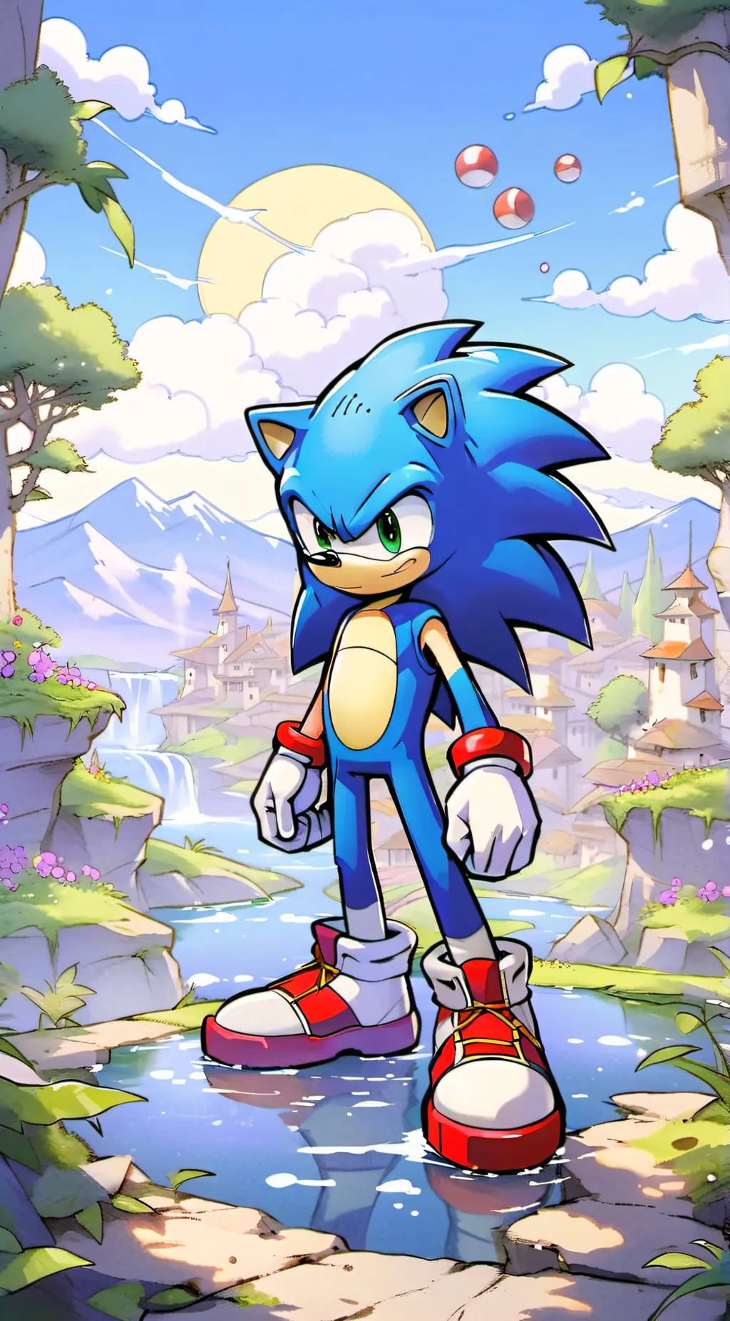 ai character: sonic background