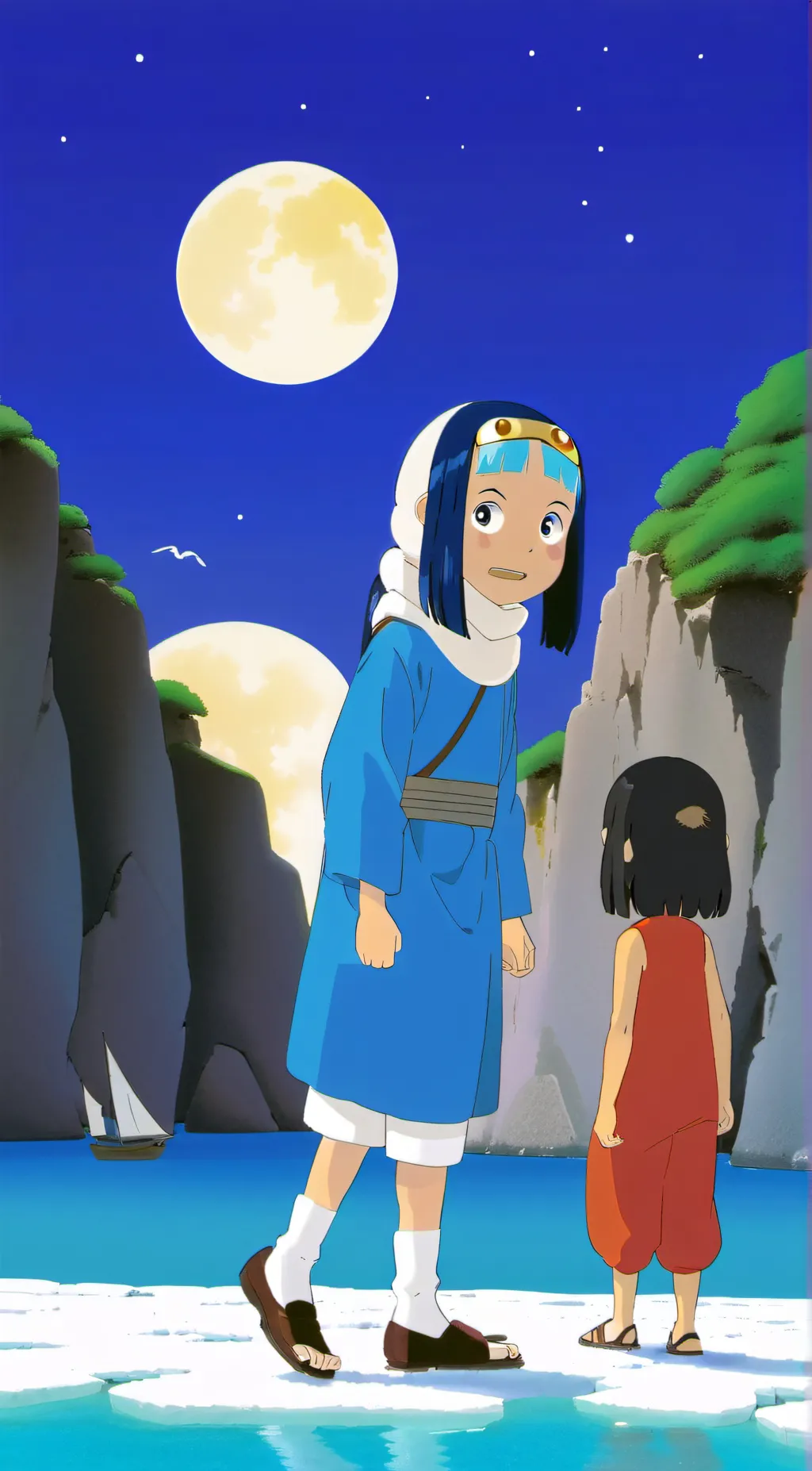 ai character: My girl background
