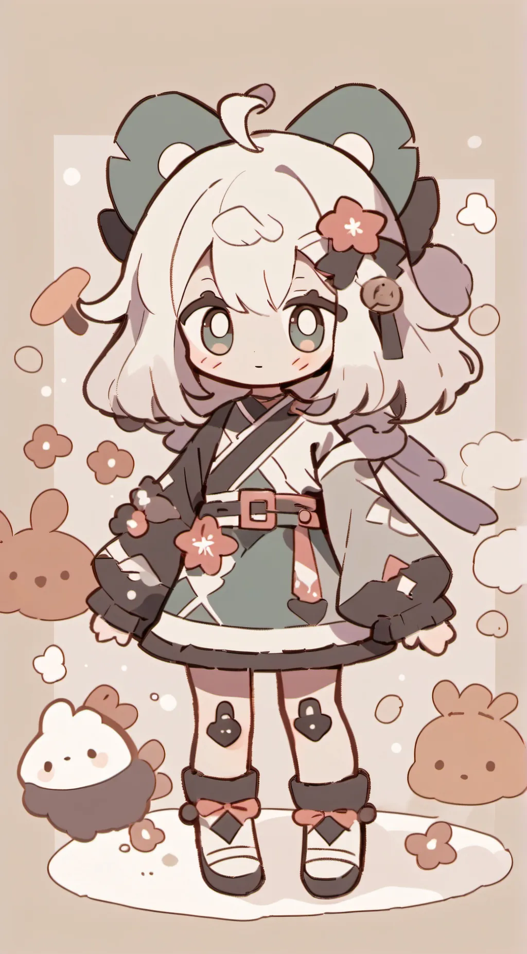 ai character: Maya+Mike  background