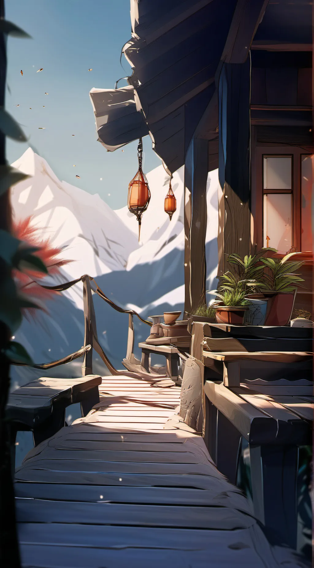 ai character: mah holydays background