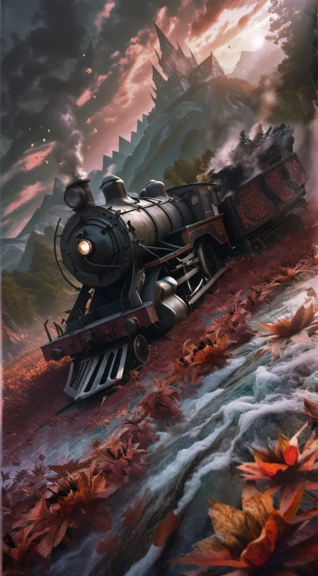 ai character: train background