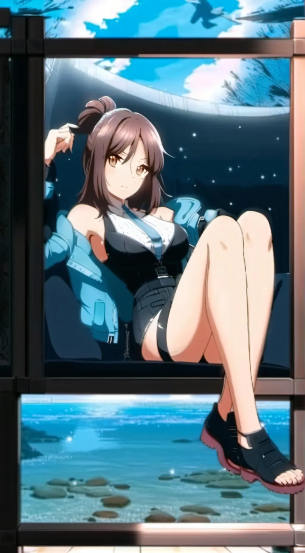 ai character: Ikazuchi, Riko background
