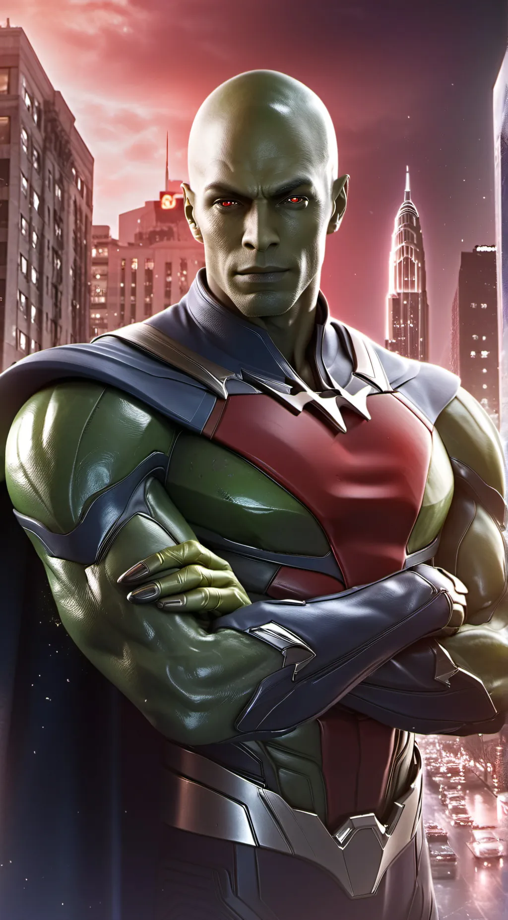 ai character: Martian Manhunter background