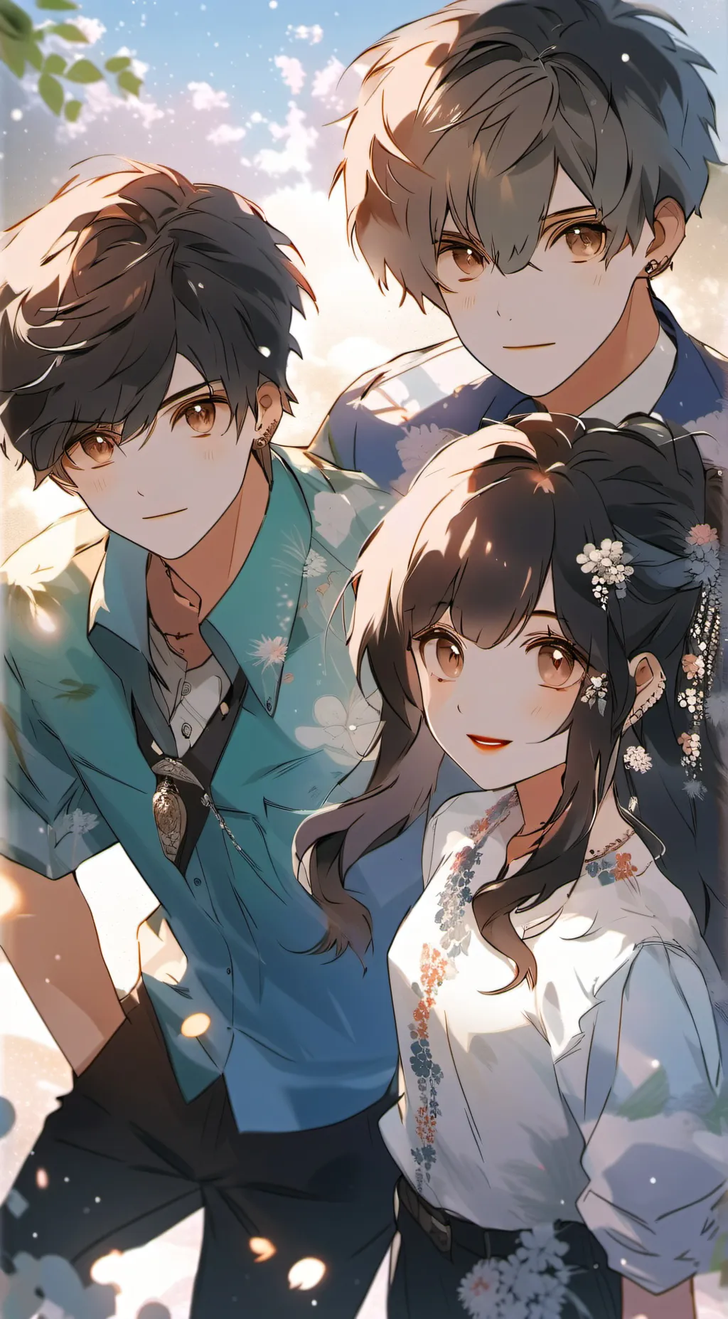ai character: Ash ,iIris,Clien background