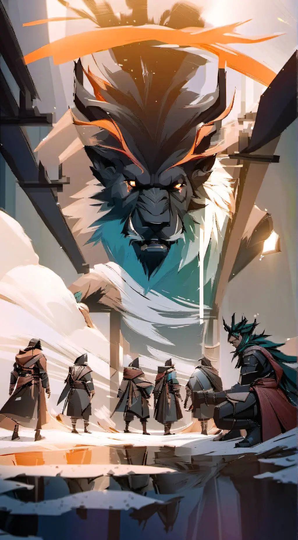 ai character: Hashira background