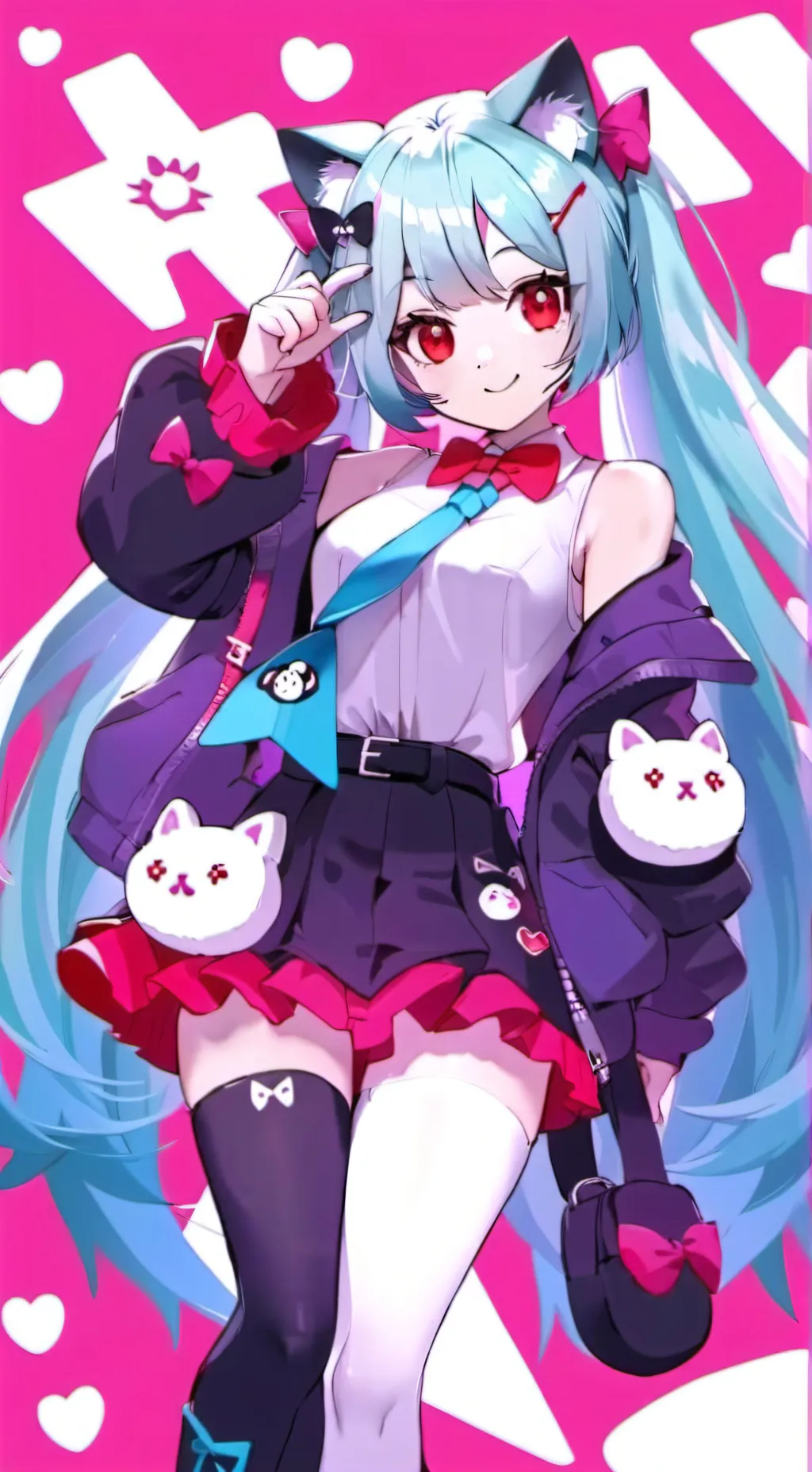 ai character: ★"hatsume miku"★ background