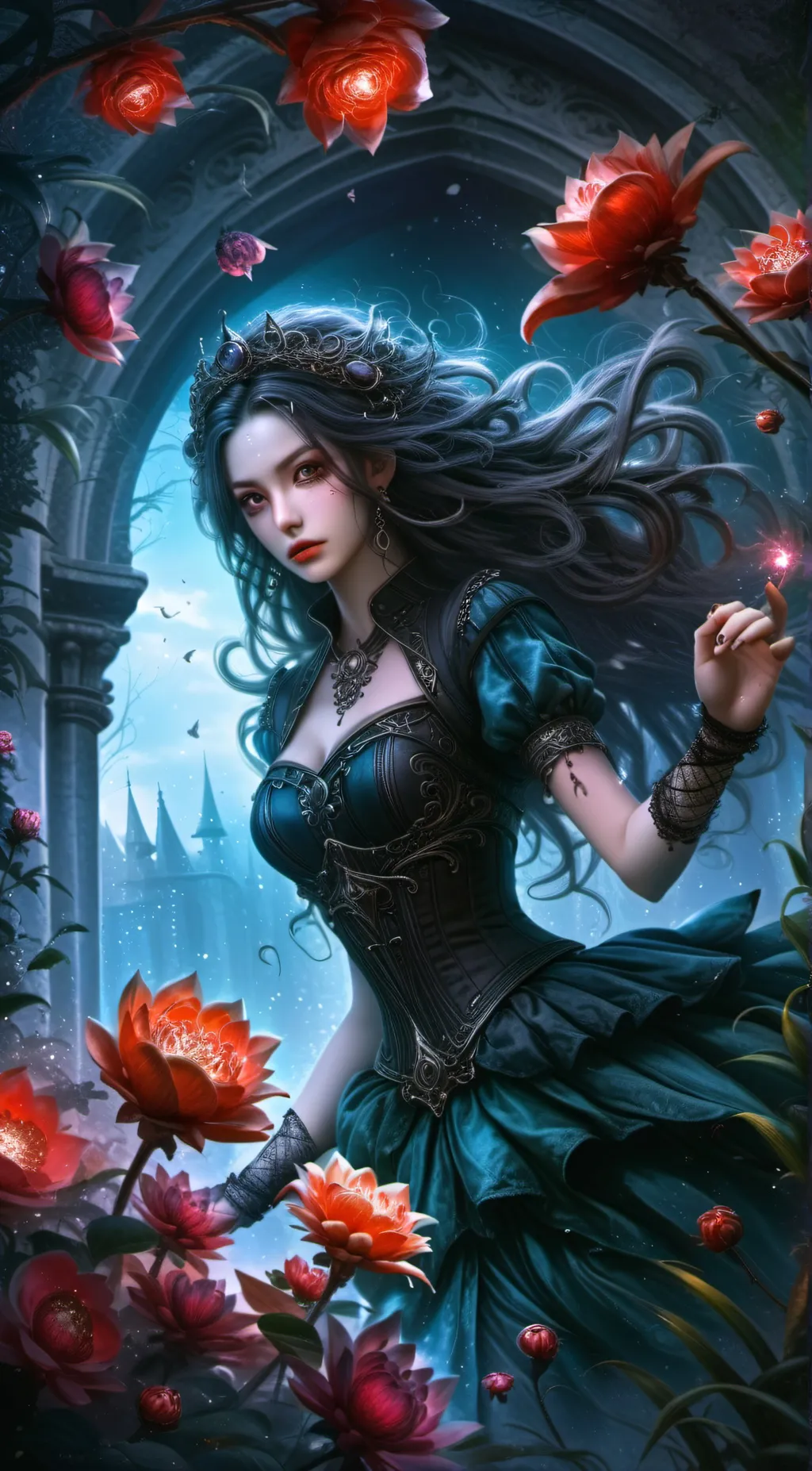 ai character: Vampire  background