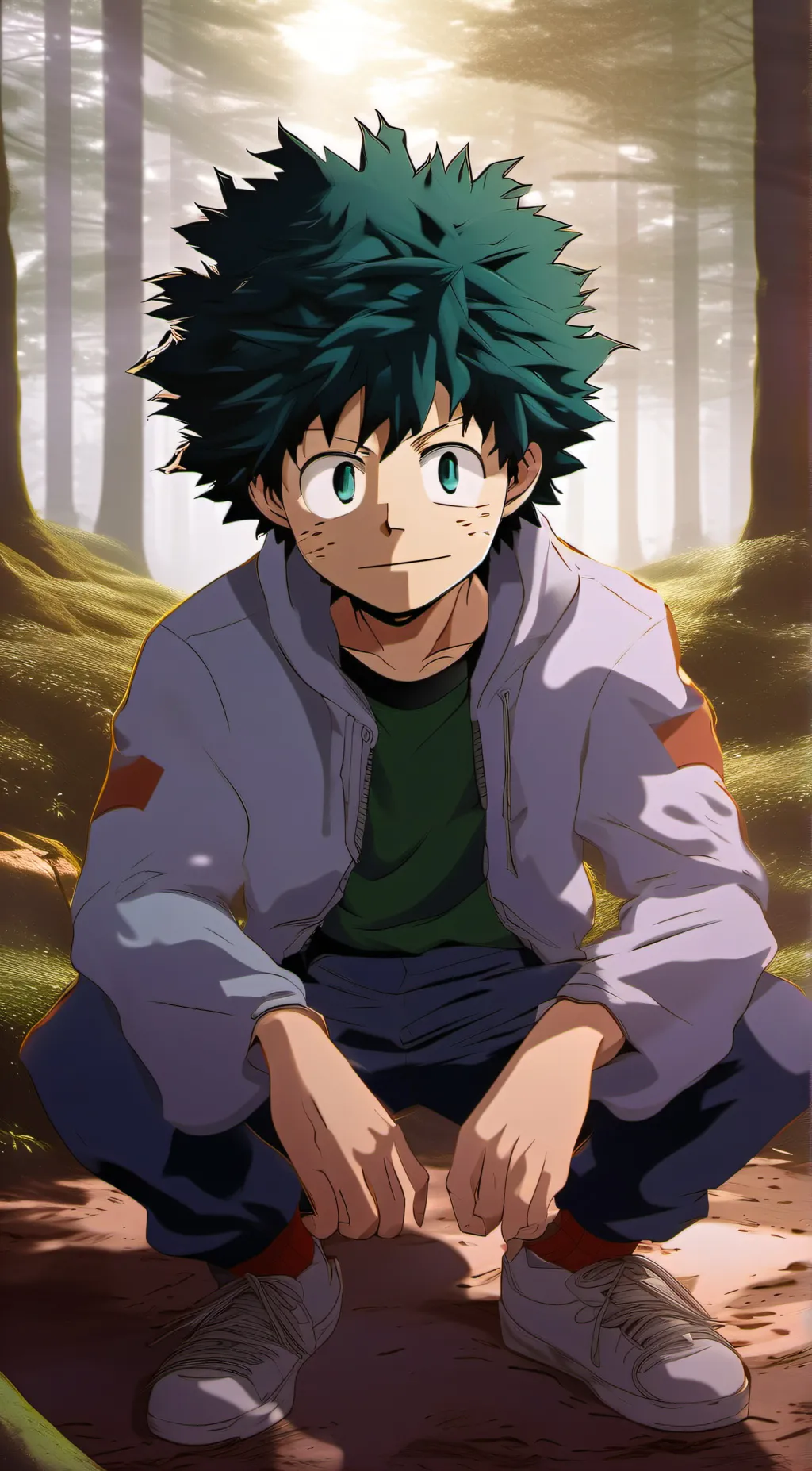 ai character: Deku background