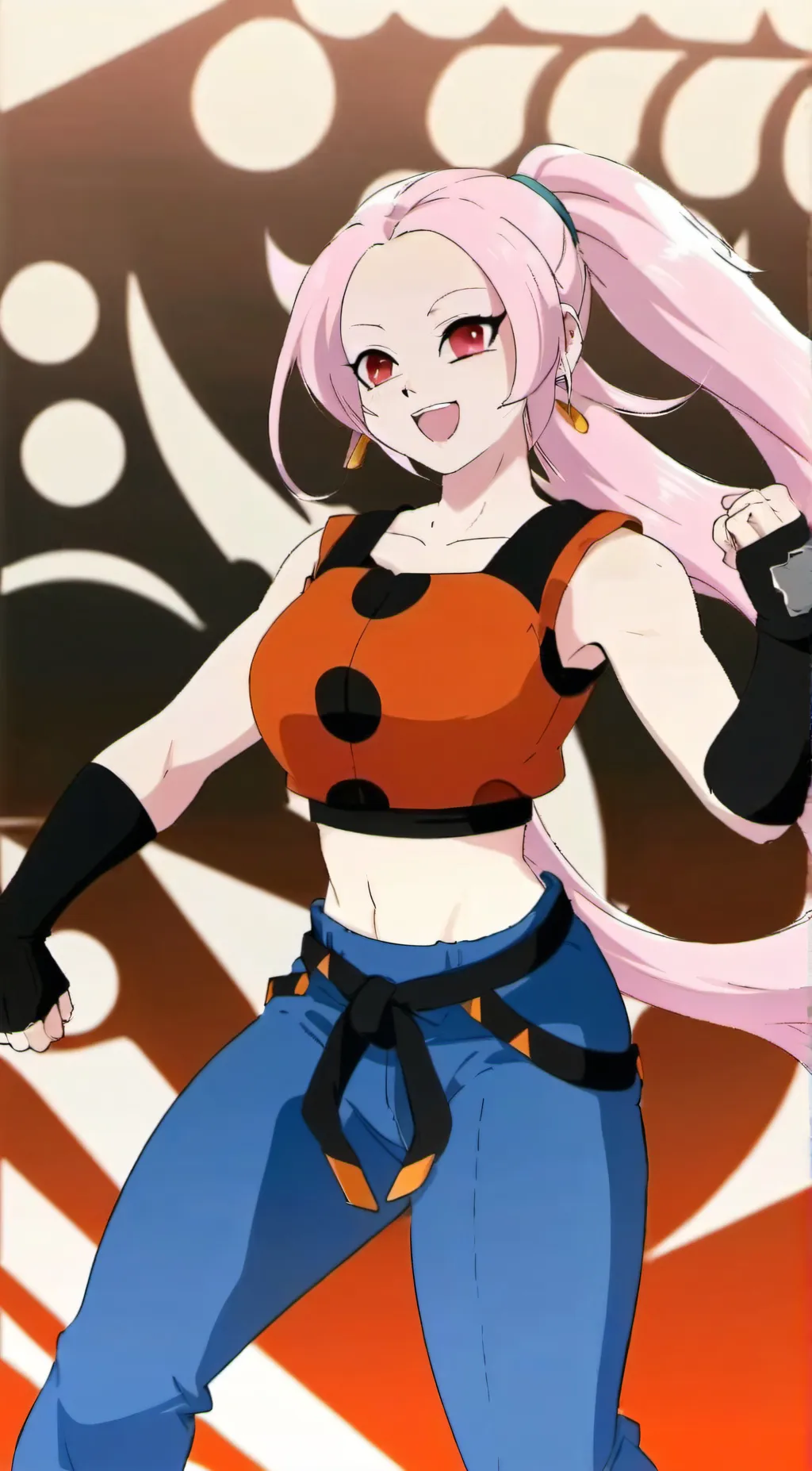 ai character: lamp background