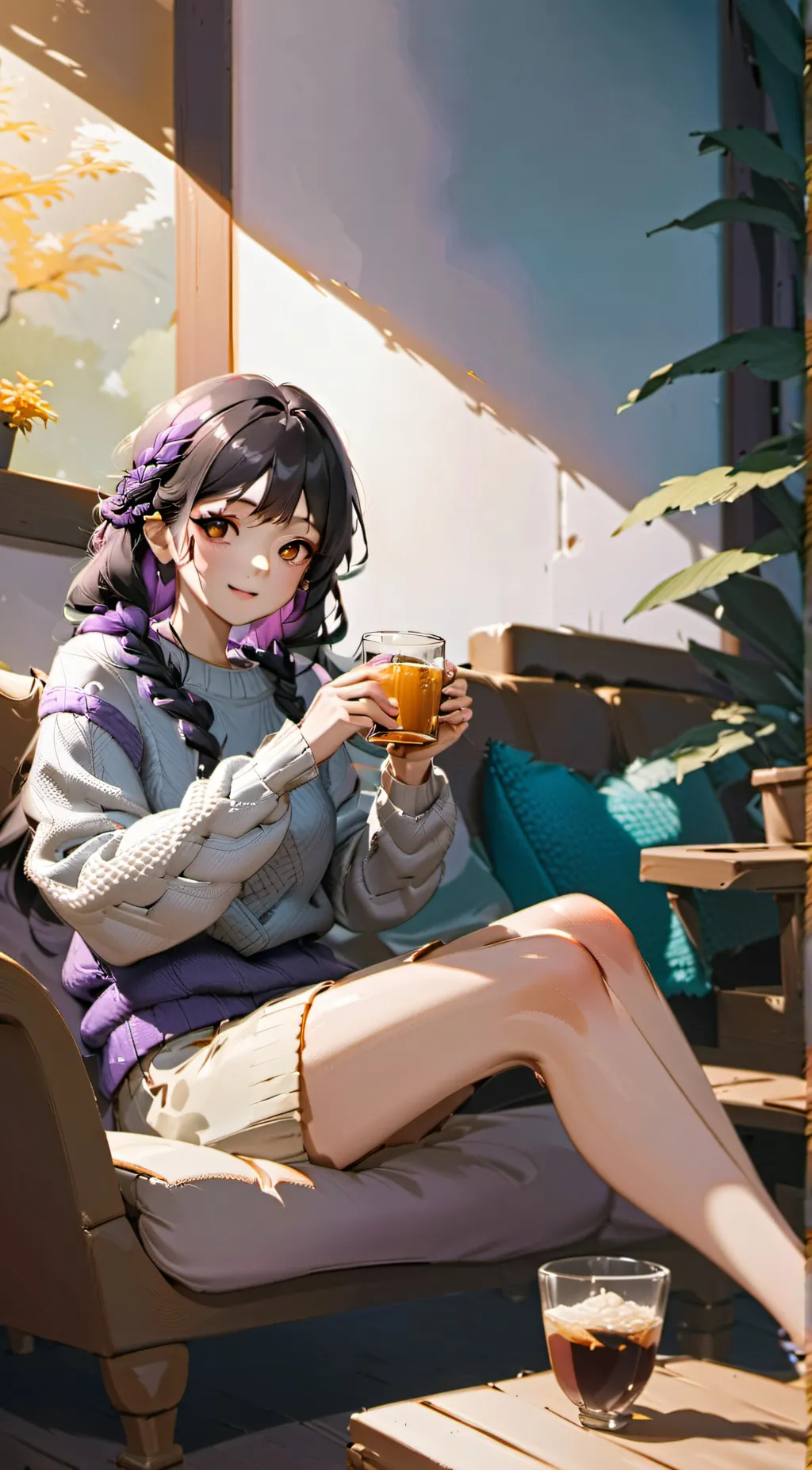 ai character: Zoe background