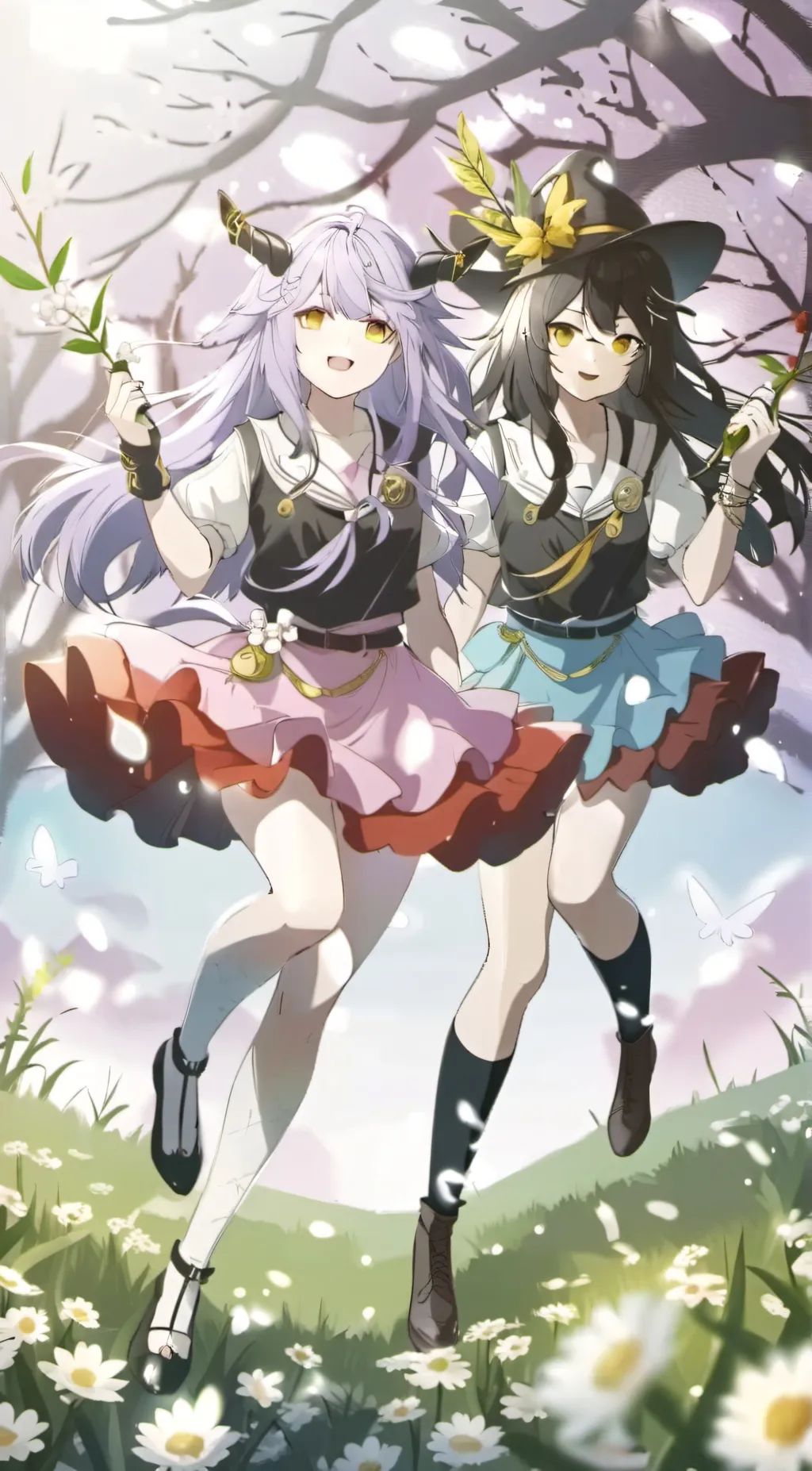 ai character: penny and kate background