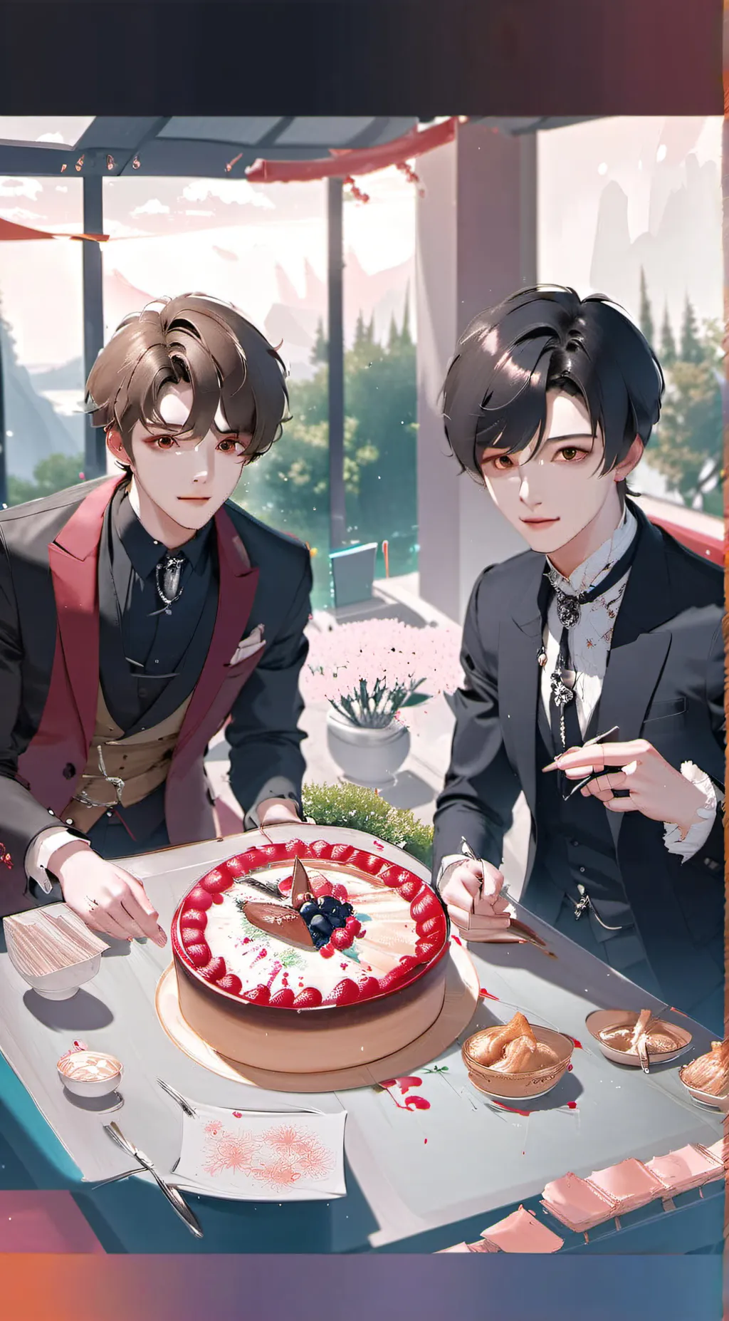 ai character: enhypen  background