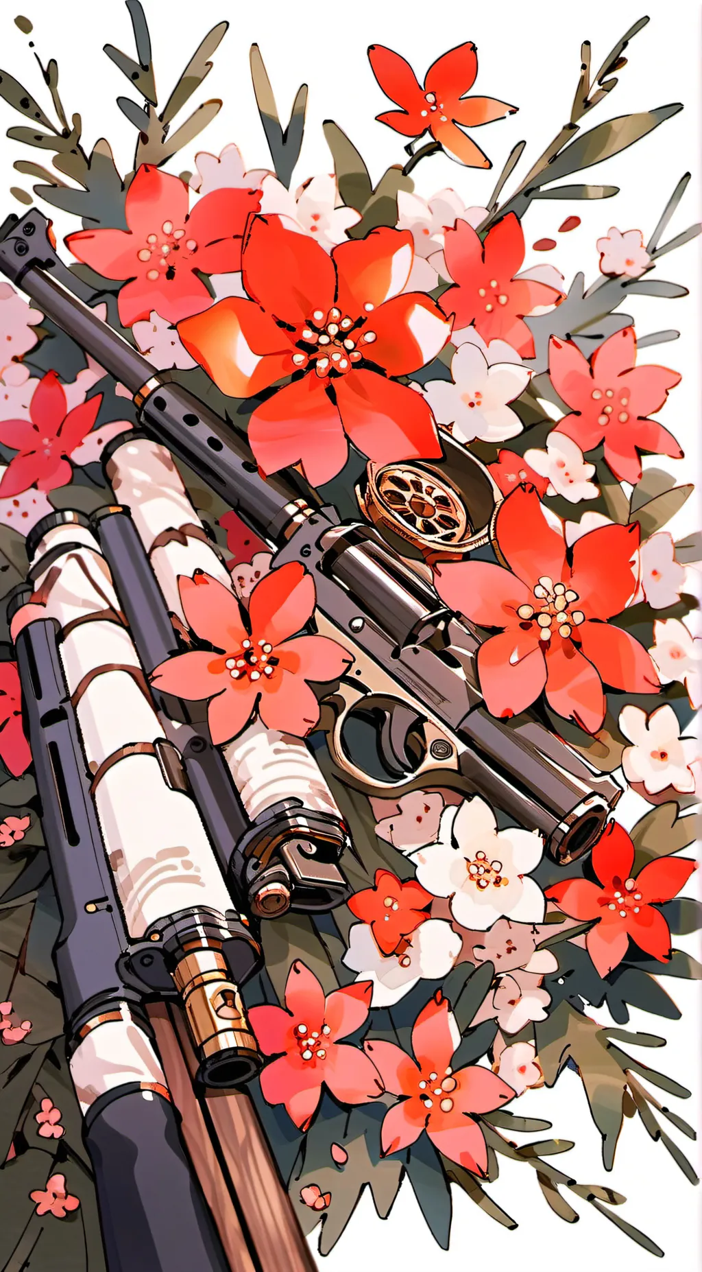 ai character: gun background