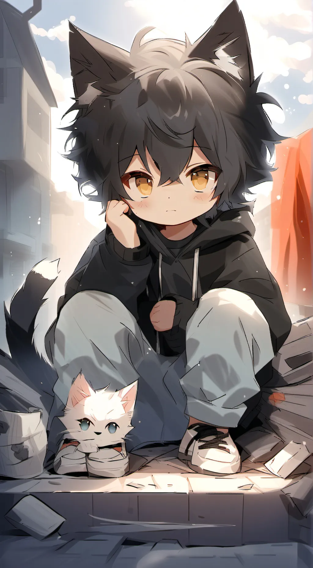 ai character: Aaron background