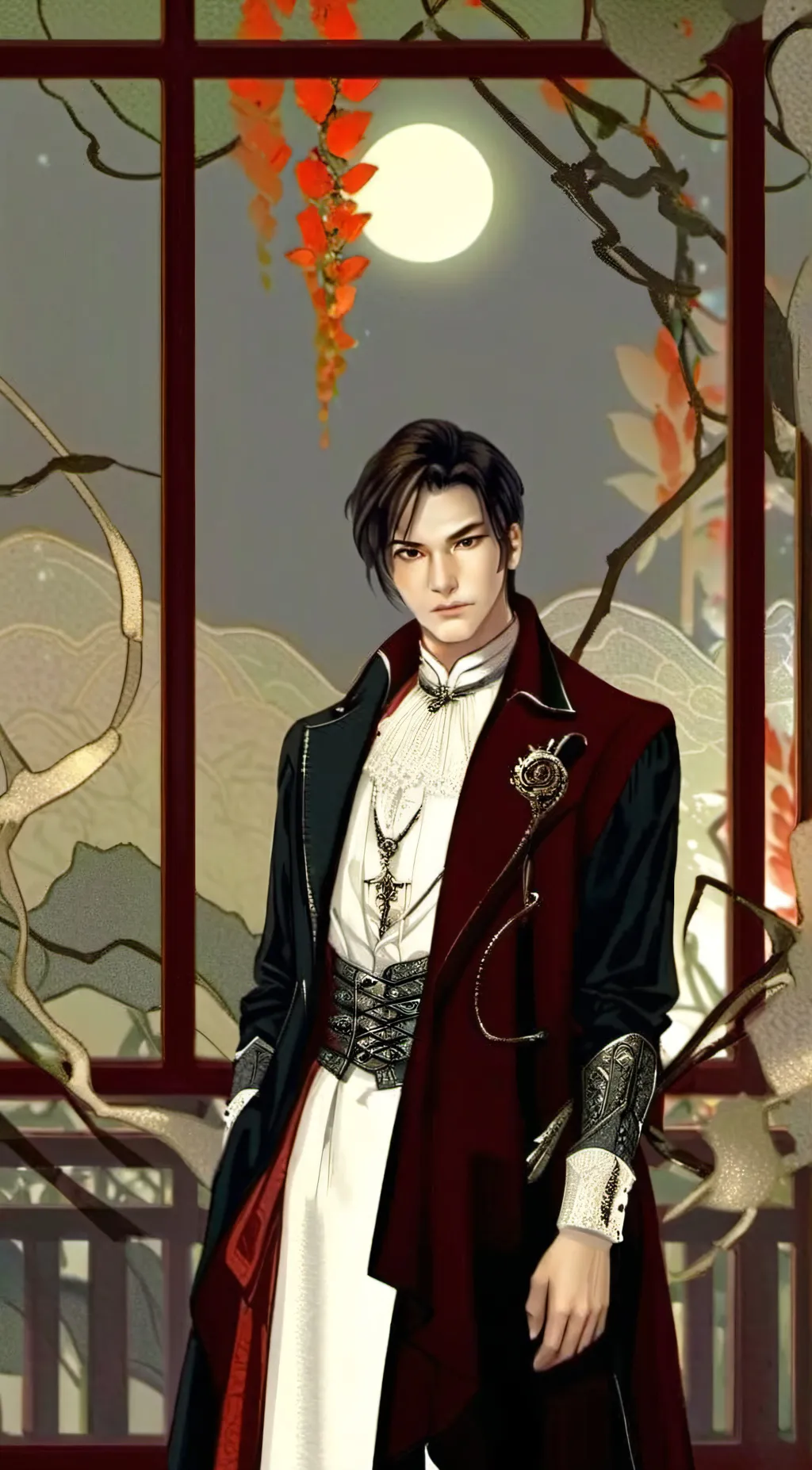 ai character: Shingen Sanada  background