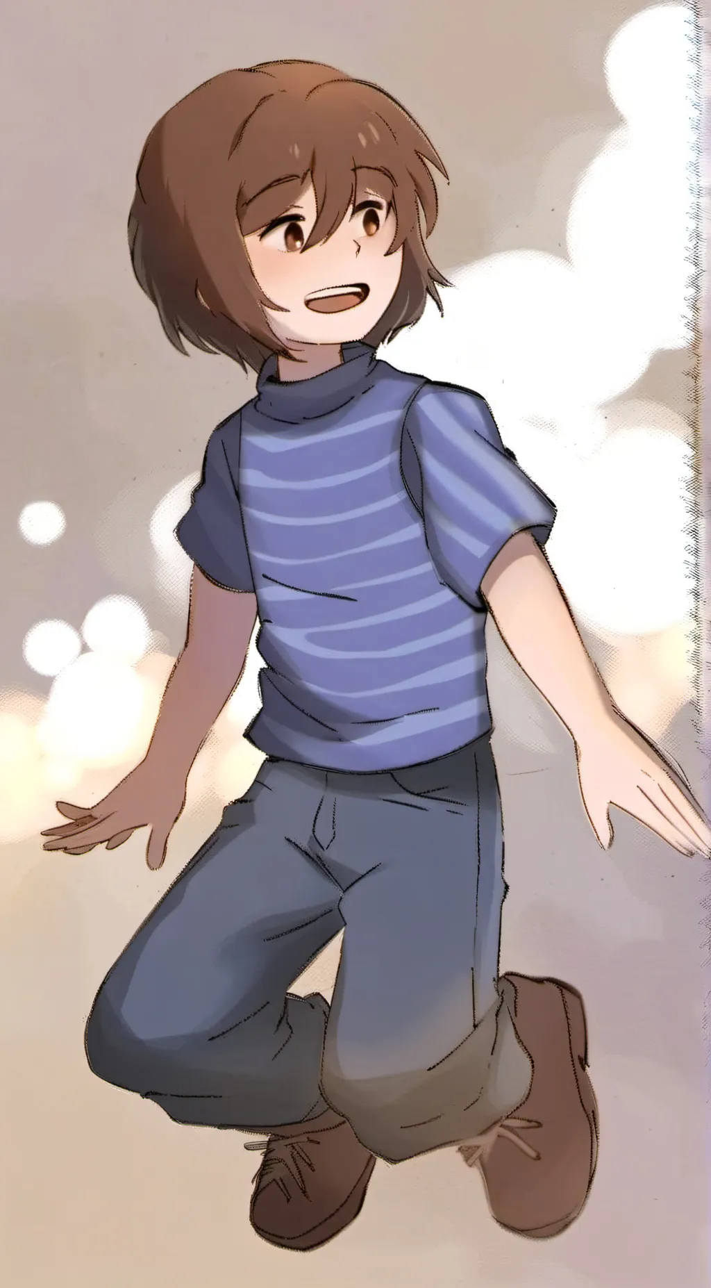 ai character: Frisk and Chara background
