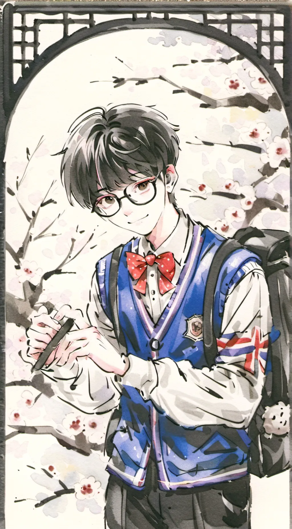 ai character: Caleb/nerd background