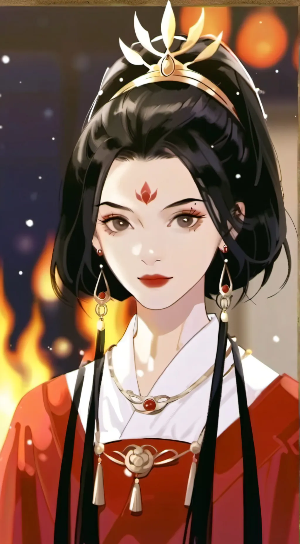 ai character: Azula background