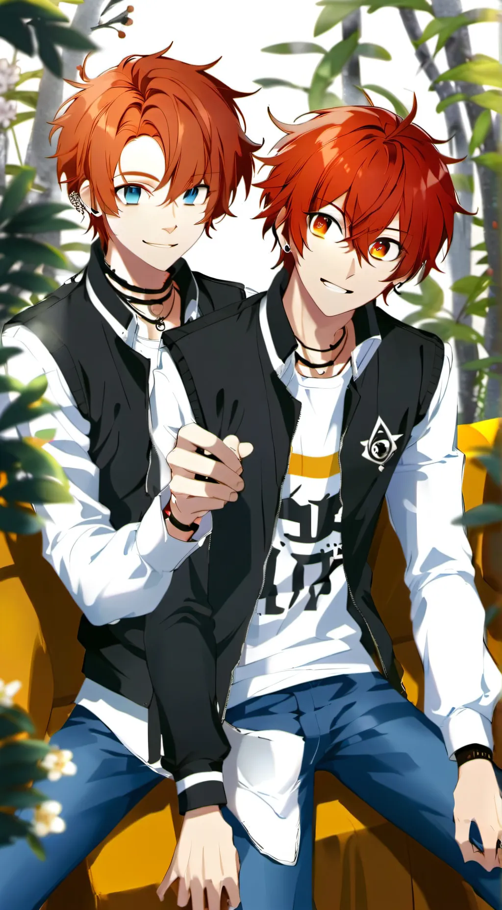 ai character: zillion and ice background