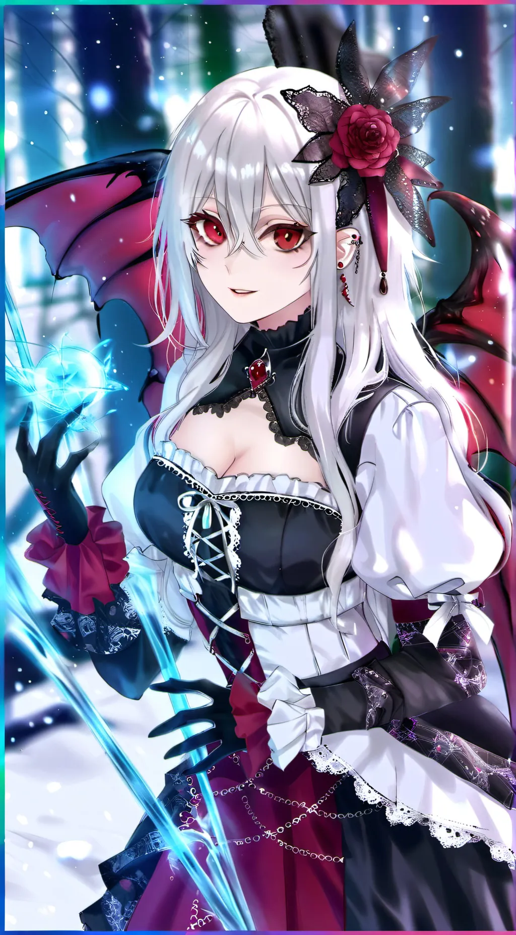 ai character: Lily  background