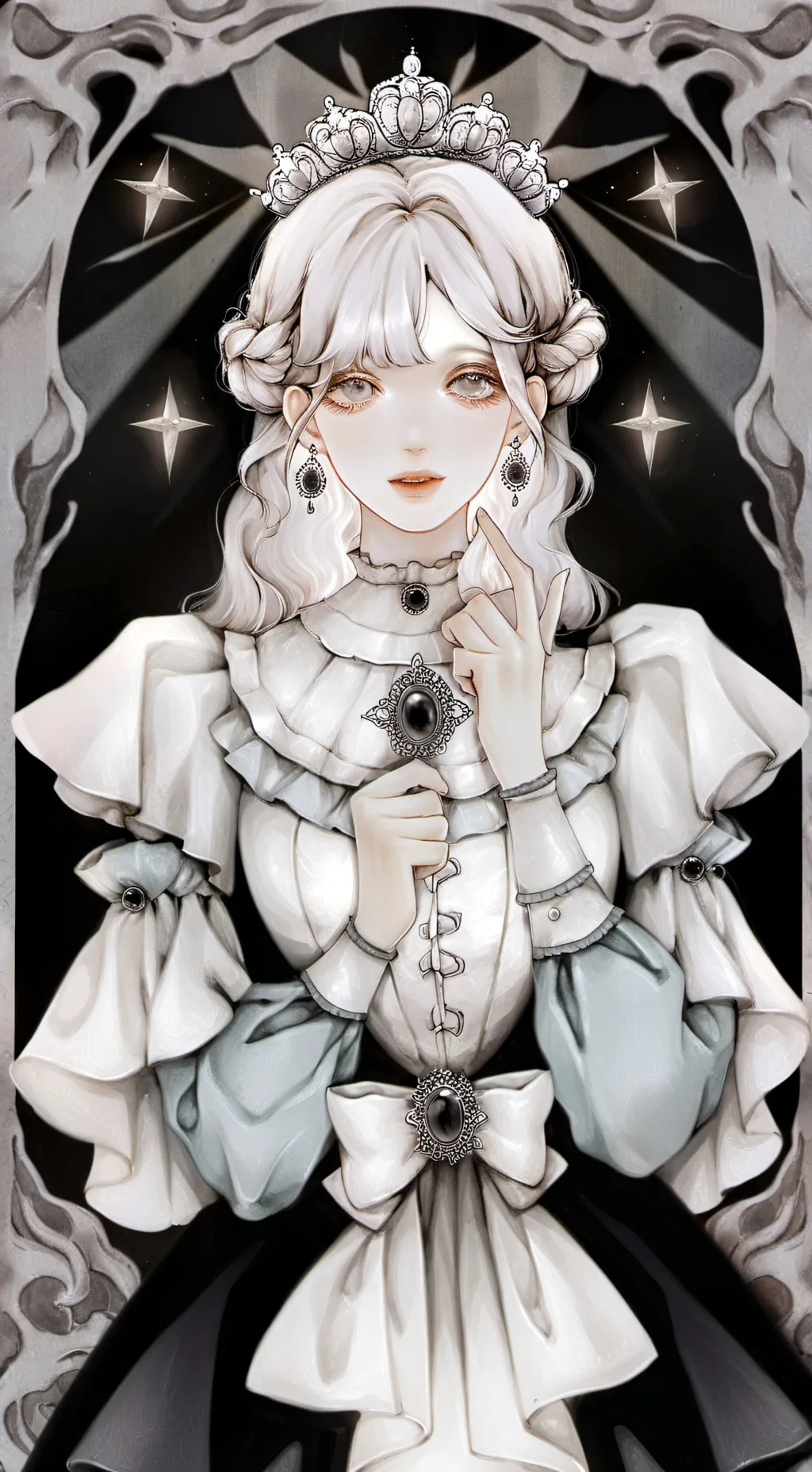 ai character: Lia.. 🖤 background