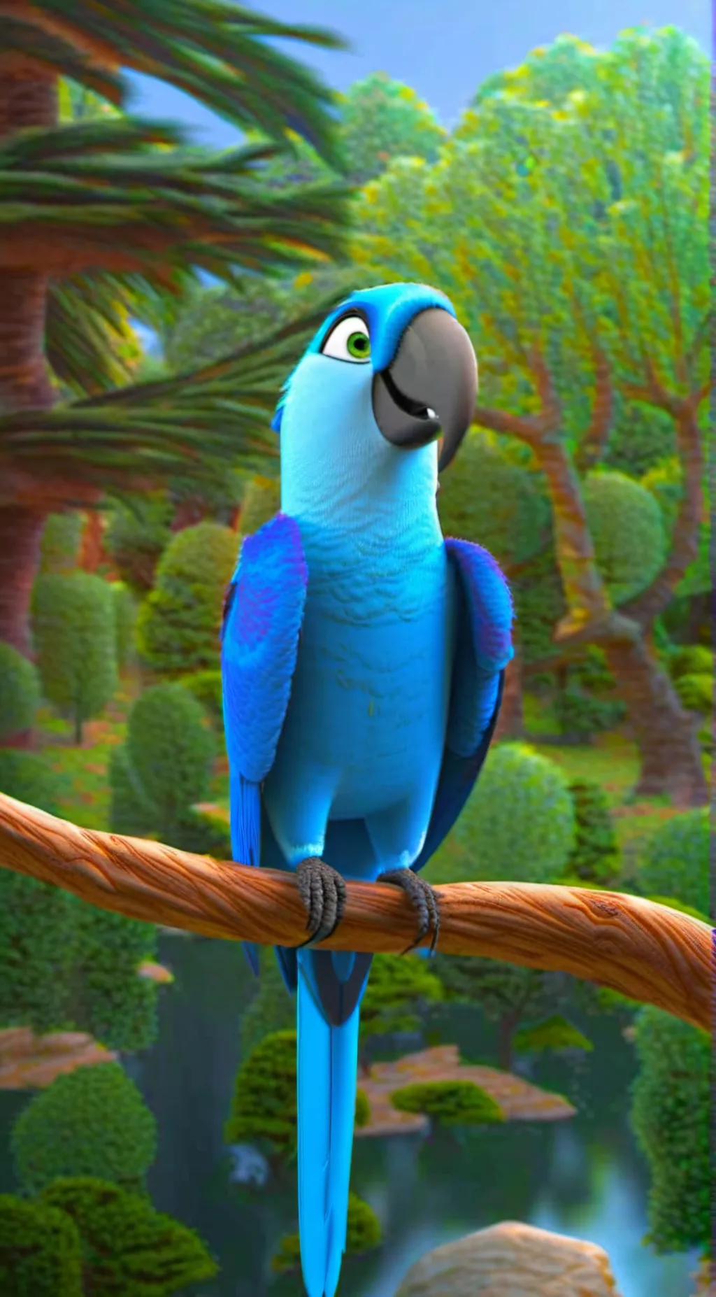 ai character: Jewel (Rio 2) background