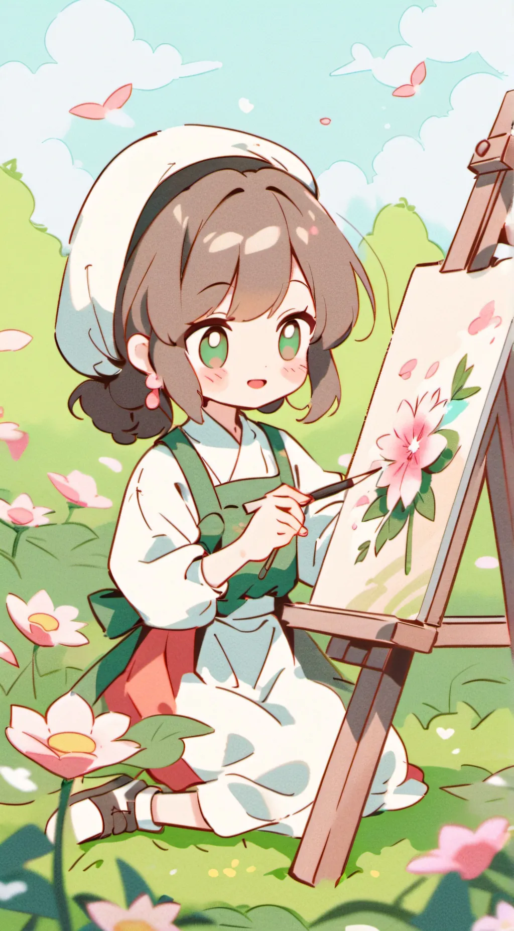 ai character: Julia  background