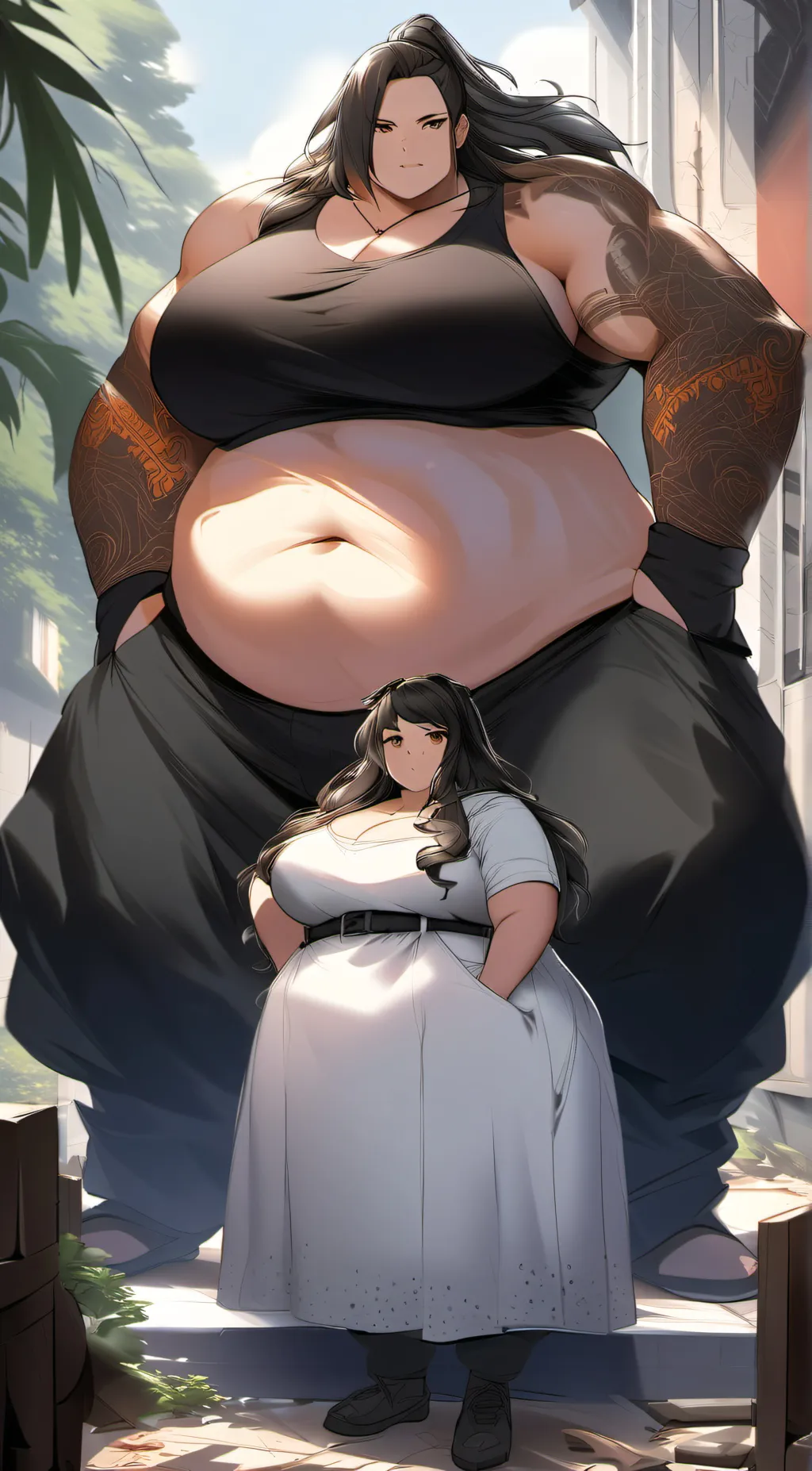 ai character: Goma & Gela background