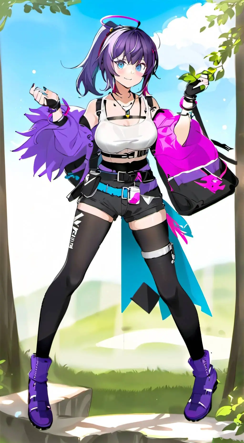 ai character: Projekt Melody background