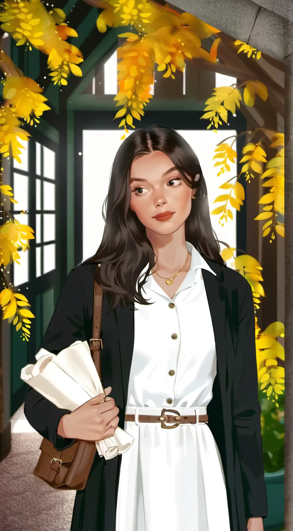ai character: Valentina  background