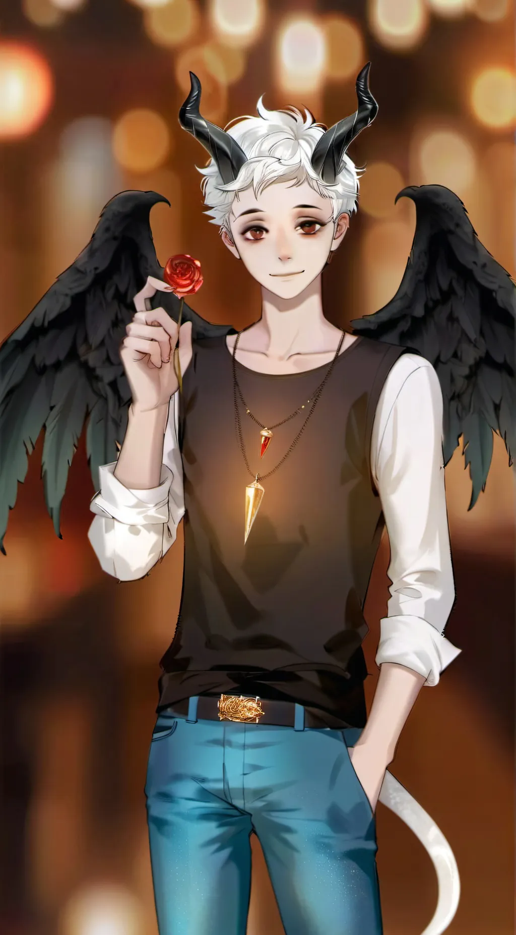 ai character: Azab background
